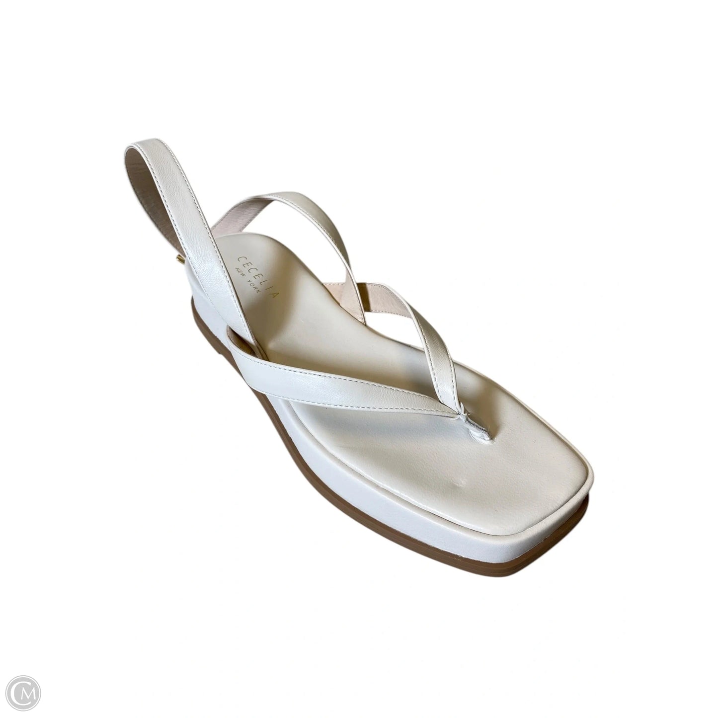 Shoes Flats By Clothes Mentor In Cream, Size: 8