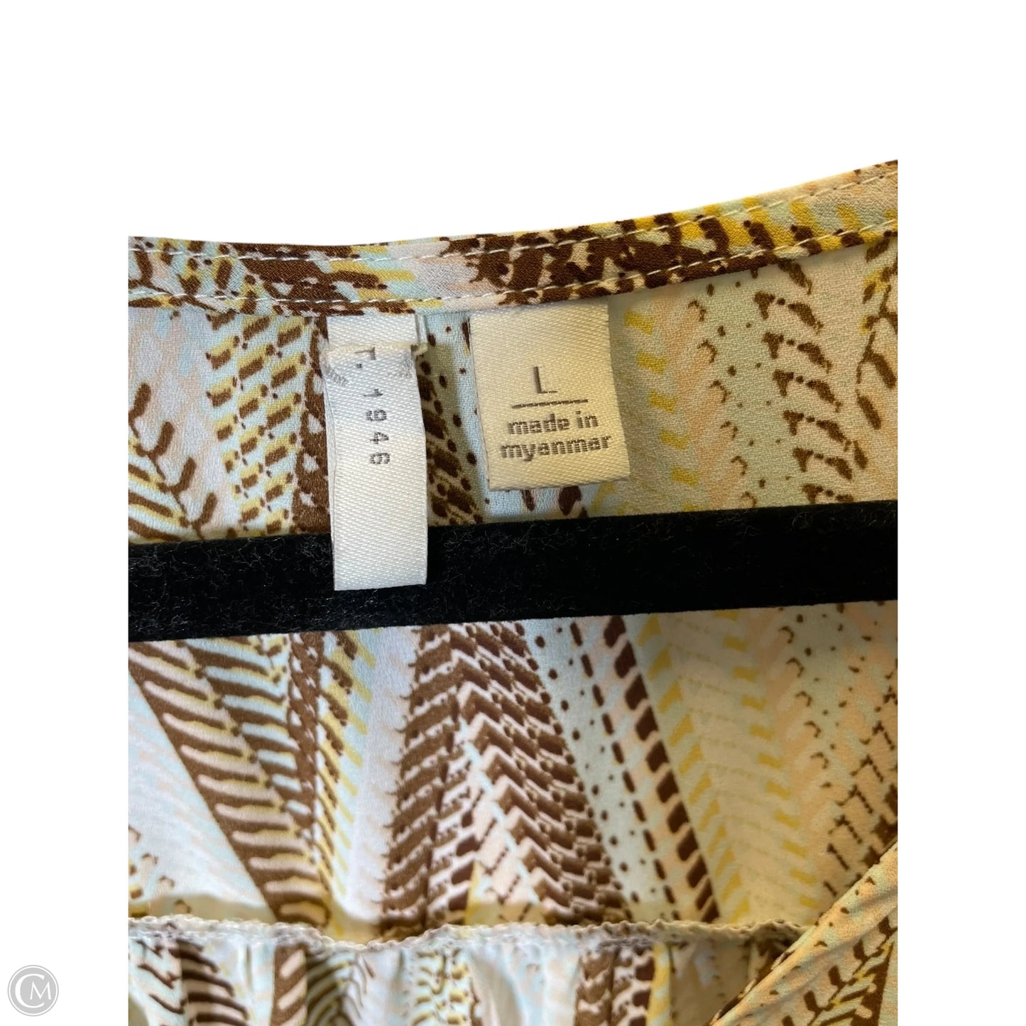 Top Sleeveless By Clothes Mentor In Multi-colored, Size: L