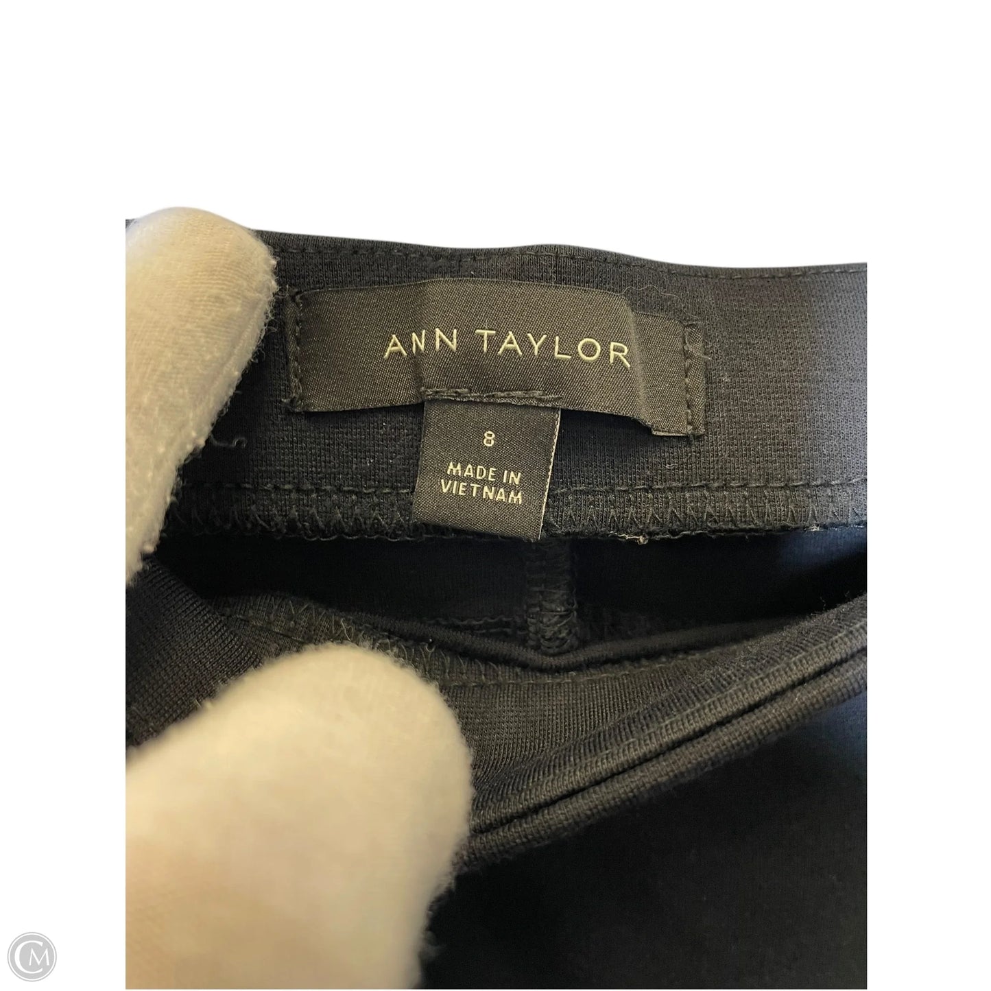 Skirt Midi By Ann Taylor In Black, Size: 8