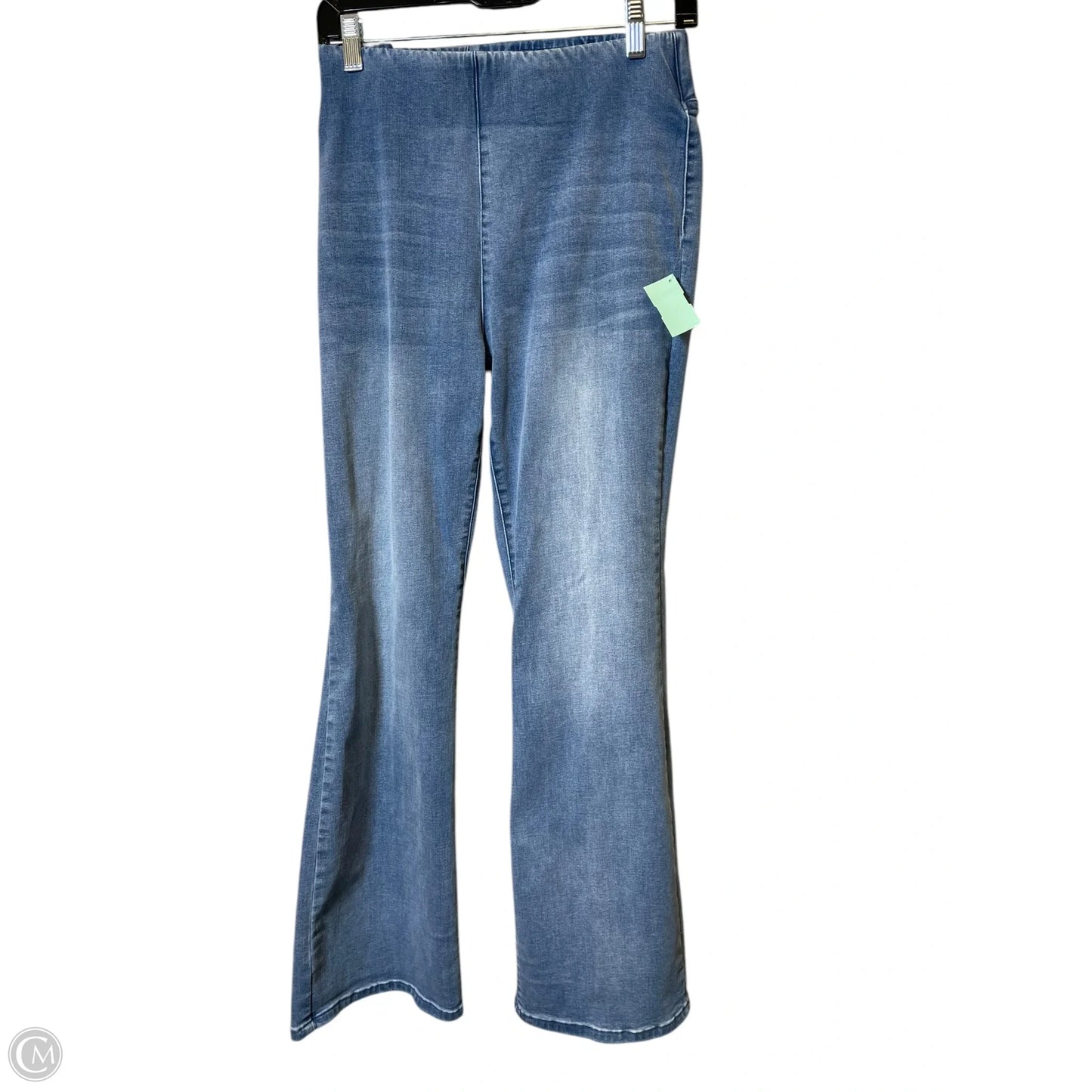 Jeans Flared By Soft Surroundings In Blue Denim, Size: M