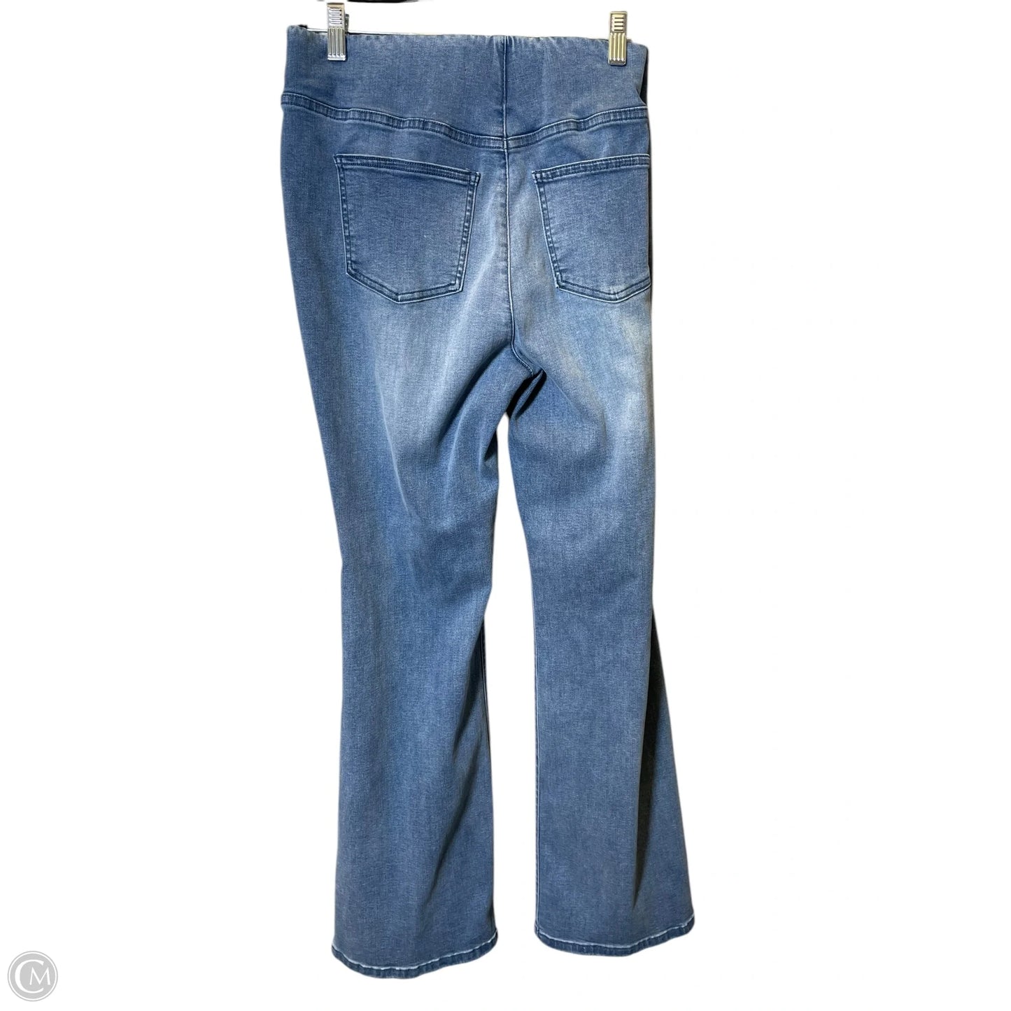 Jeans Flared By Soft Surroundings In Blue Denim, Size: M