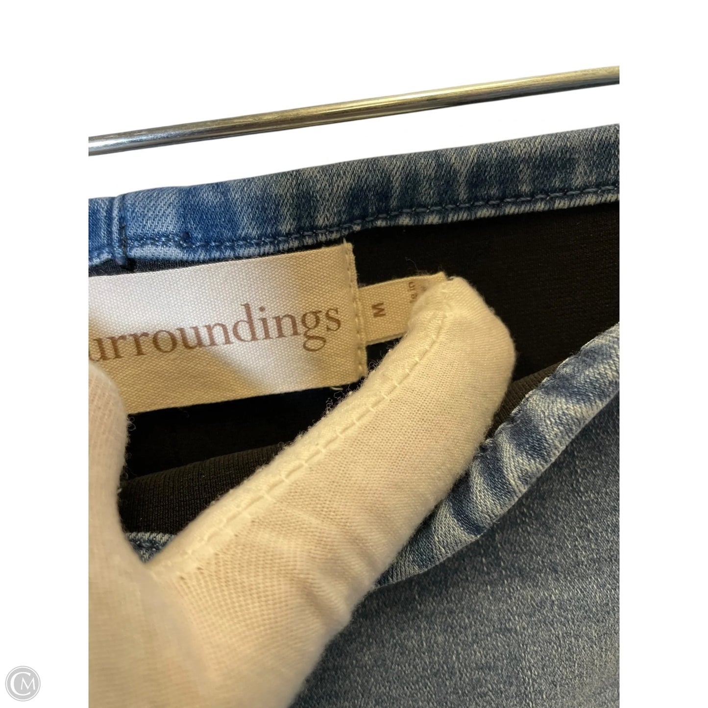 Jeans Flared By Soft Surroundings In Blue Denim, Size: M
