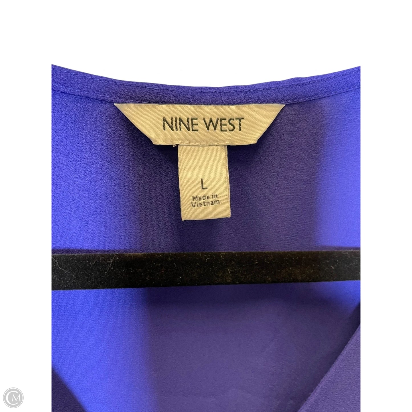 Top Sleeveless By Nine West In Purple, Size: L