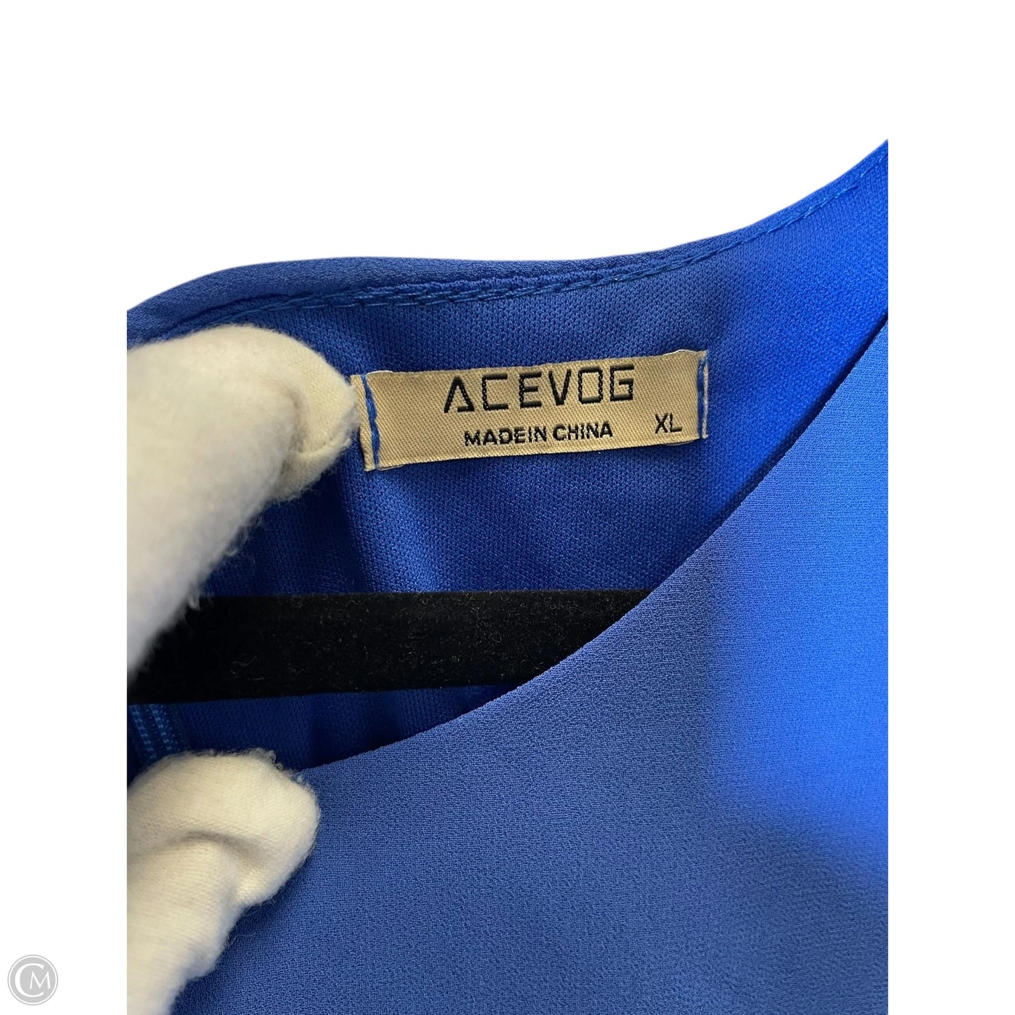 Top 3/4 Sleeve By Clothes Mentor In Blue, Size: Xl