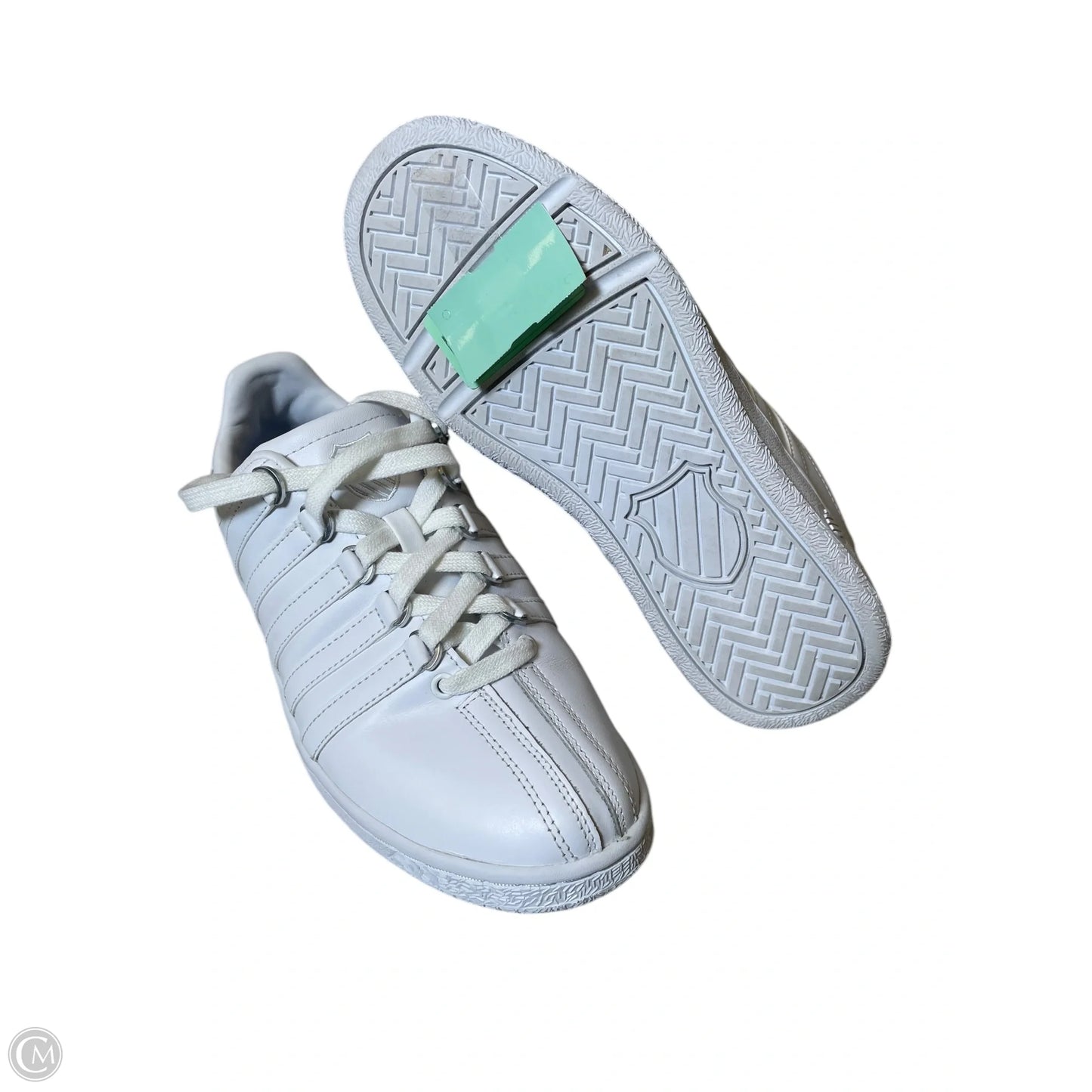 Shoes Athletic By K Swiss In White, Size: 9
