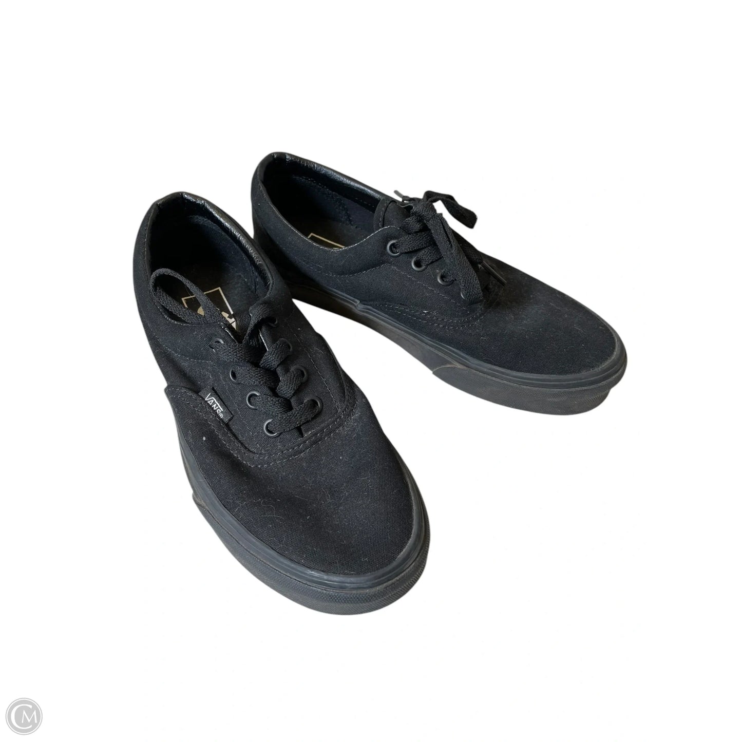 Shoes Flats By Vans In Black, Size: 7