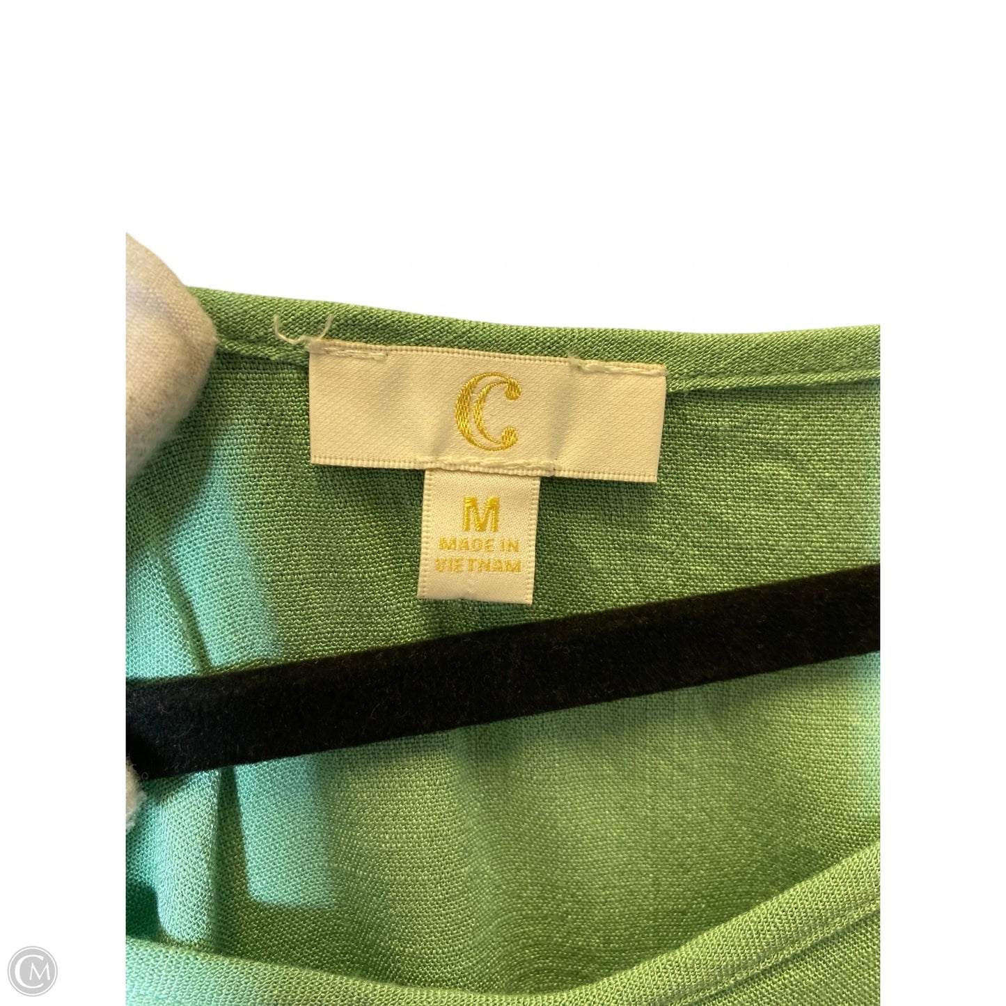 Top Sleeveless By Clothes Mentor In Green, Size: M