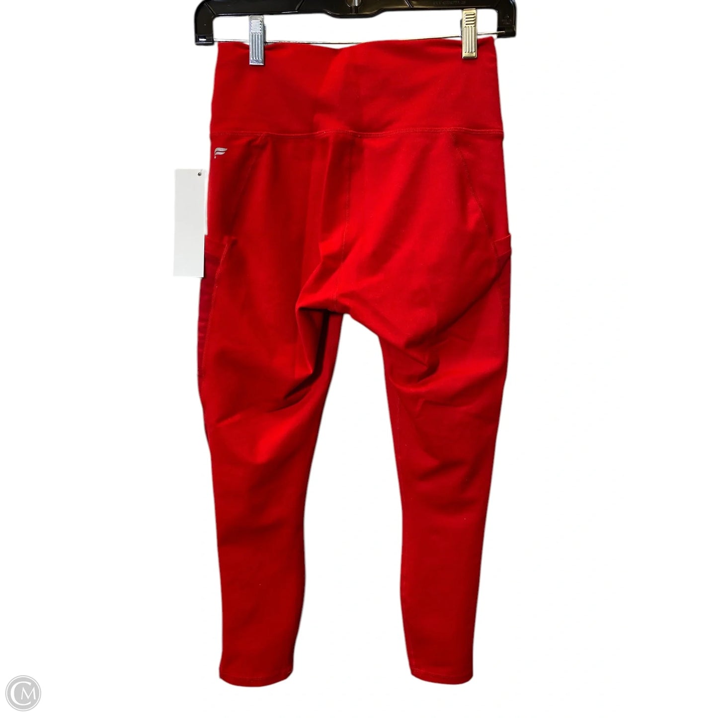 Athletic Leggings By Fabletics In Red, Size: S