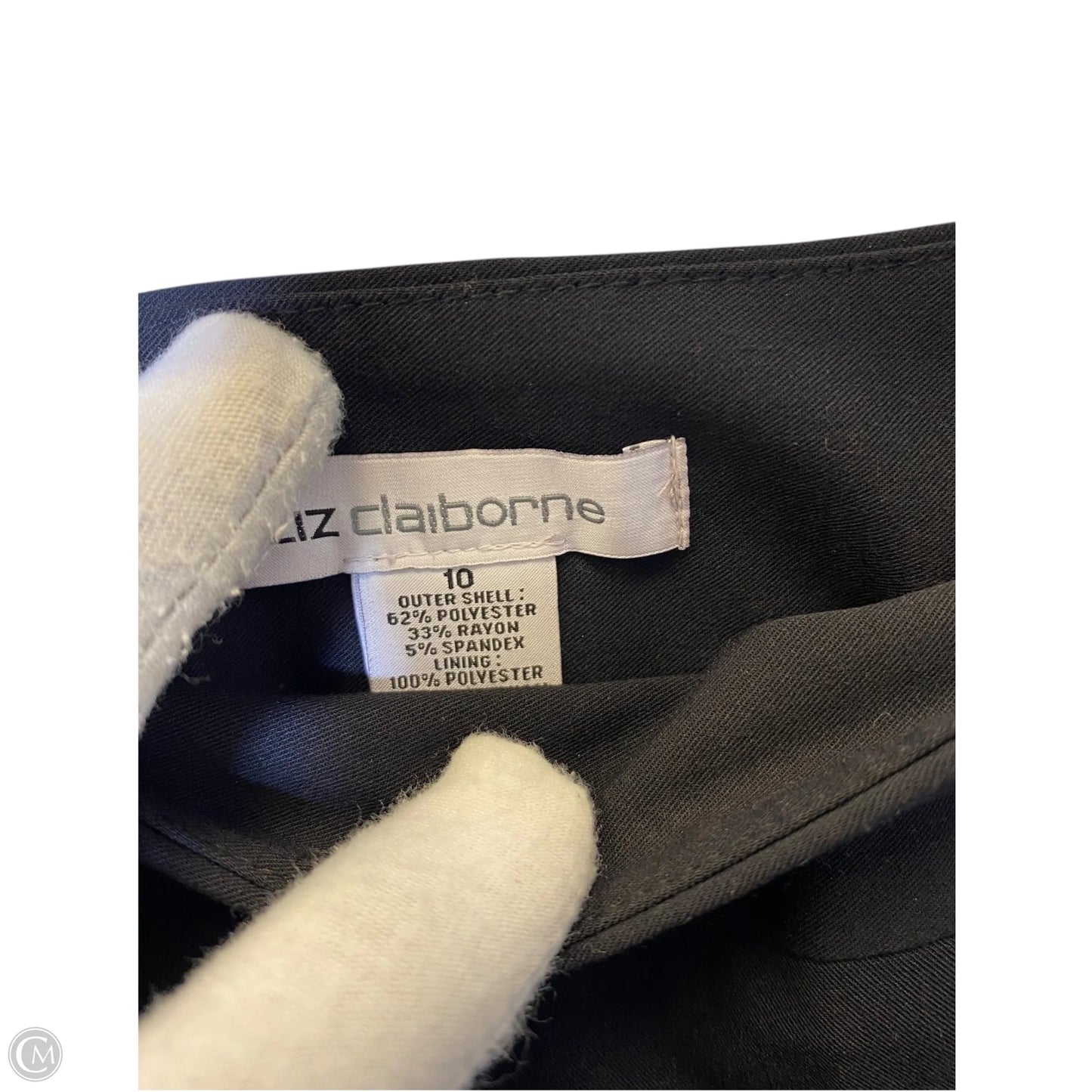 Skirt Midi By Liz Claiborne In Black, Size: M