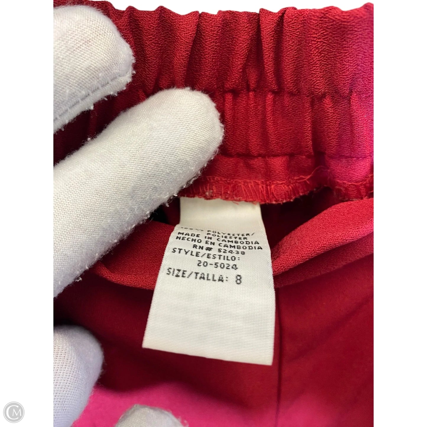 Pants Linen By Clothes Mentor In Red, Size: 8