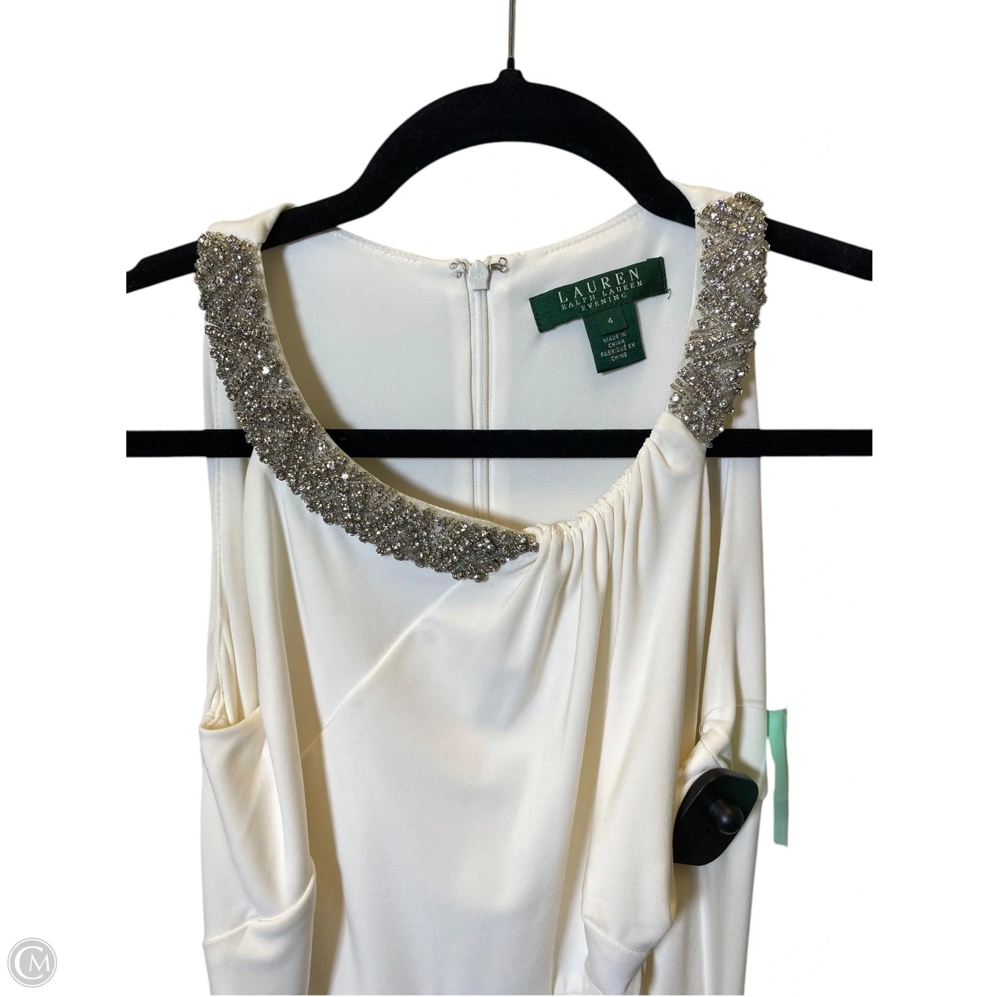 Dress Casual Maxi By Lauren By Ralph Lauren In Cream, Size: Xs