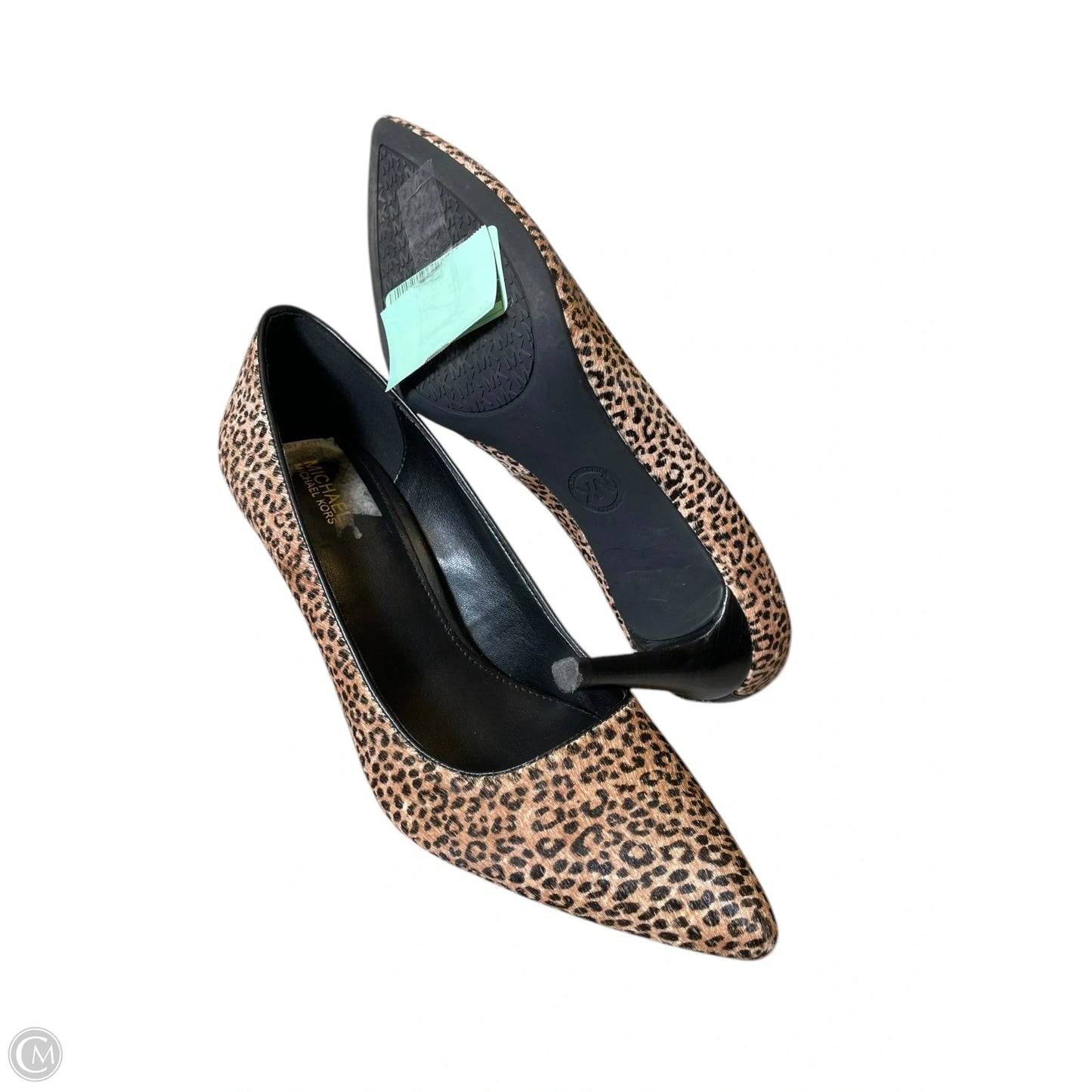 Shoes Heels Kitten By Michael By Michael Kors In Animal Print, Size: 7.5
