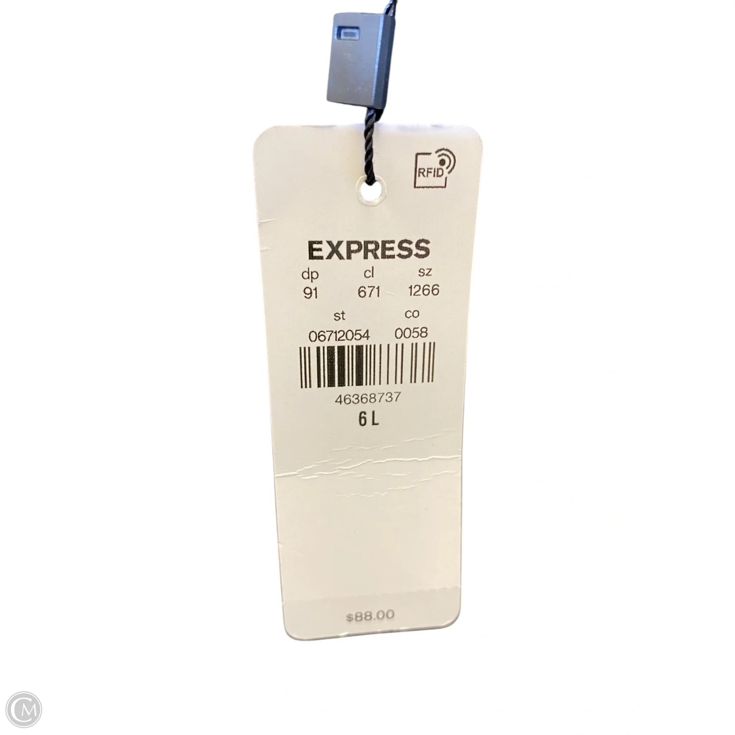 Jeans Straight By Express In Black, Size: 6l