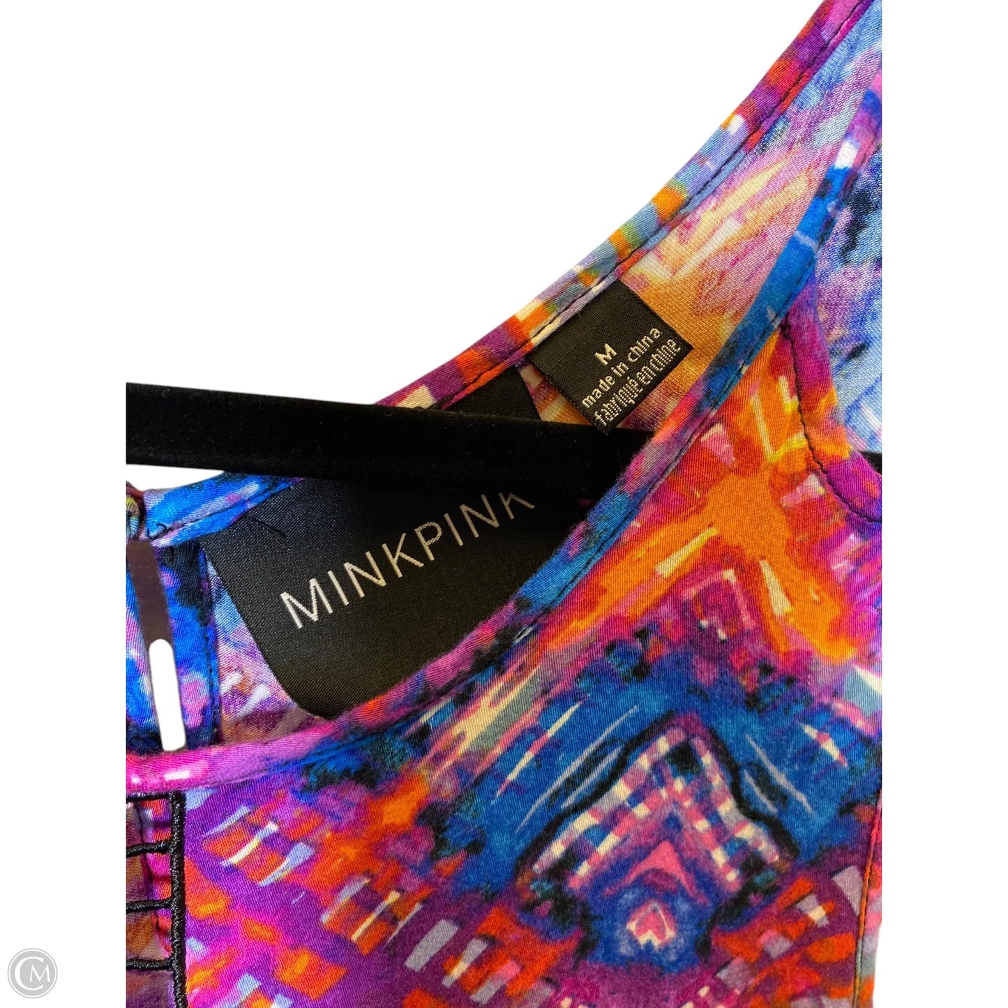 Top Sleeveless By Minkpink In Multi-colored, Size: M