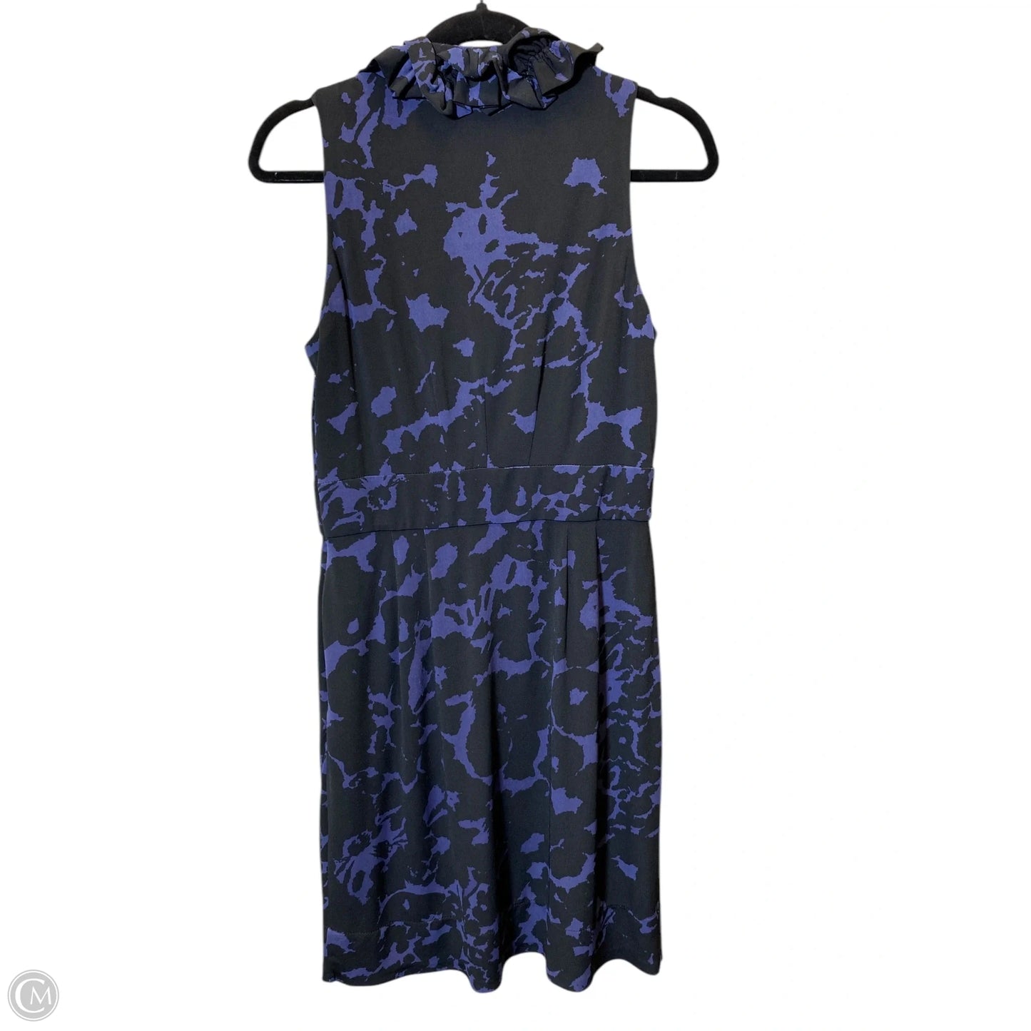 Dress Casual Short By Taylor In Black & Purple, Size: M