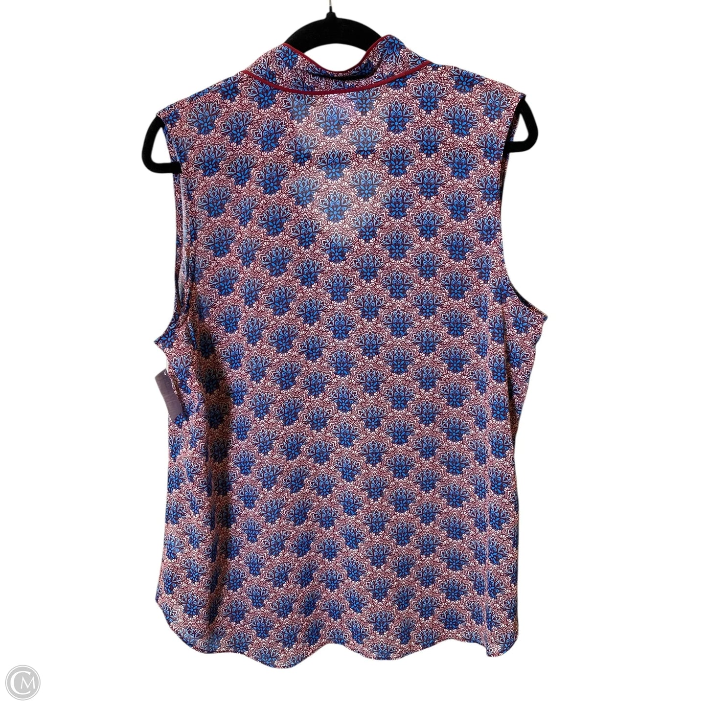 Top Sleeveless By Cabi In Multi-colored, Size: Xl