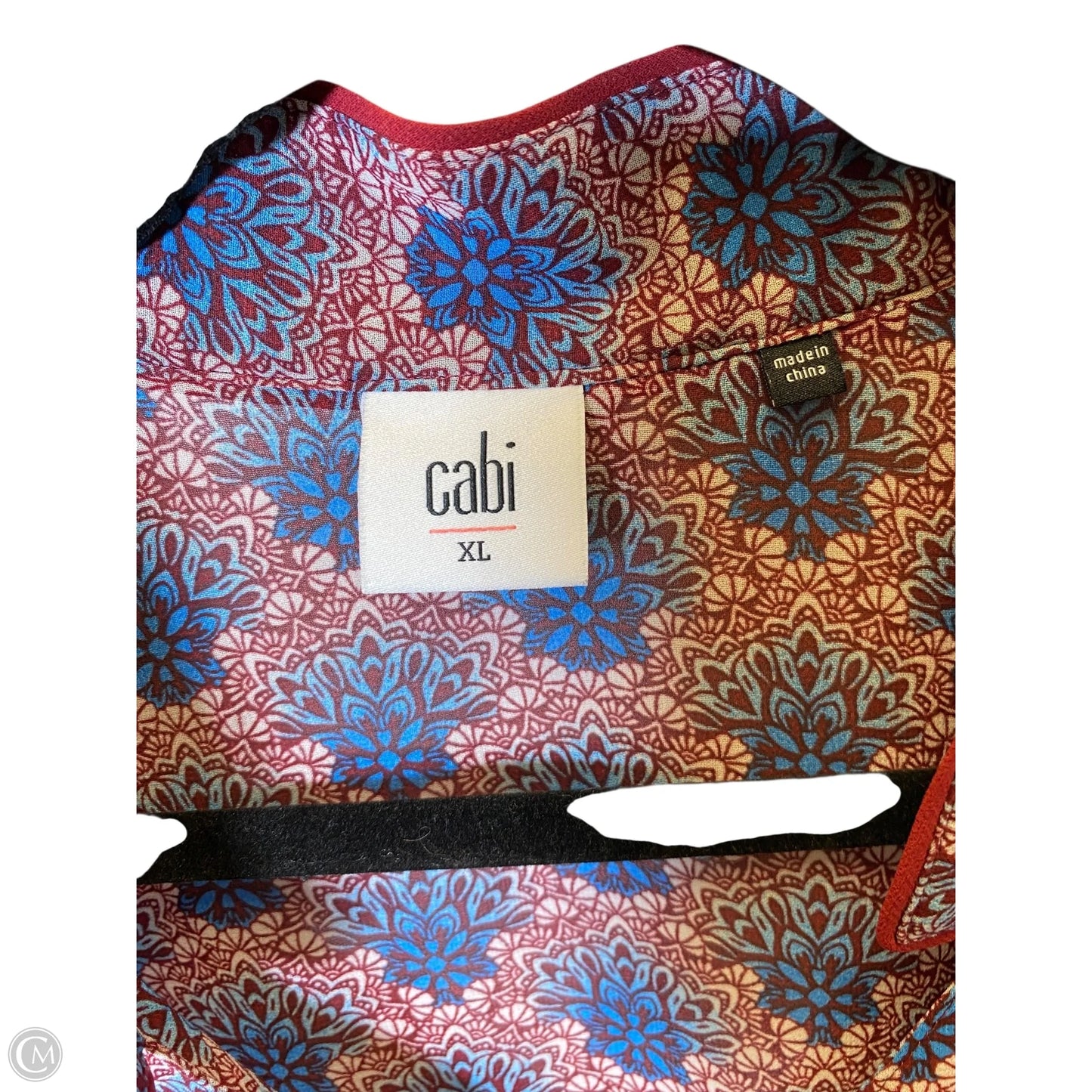 Top Sleeveless By Cabi In Multi-colored, Size: Xl