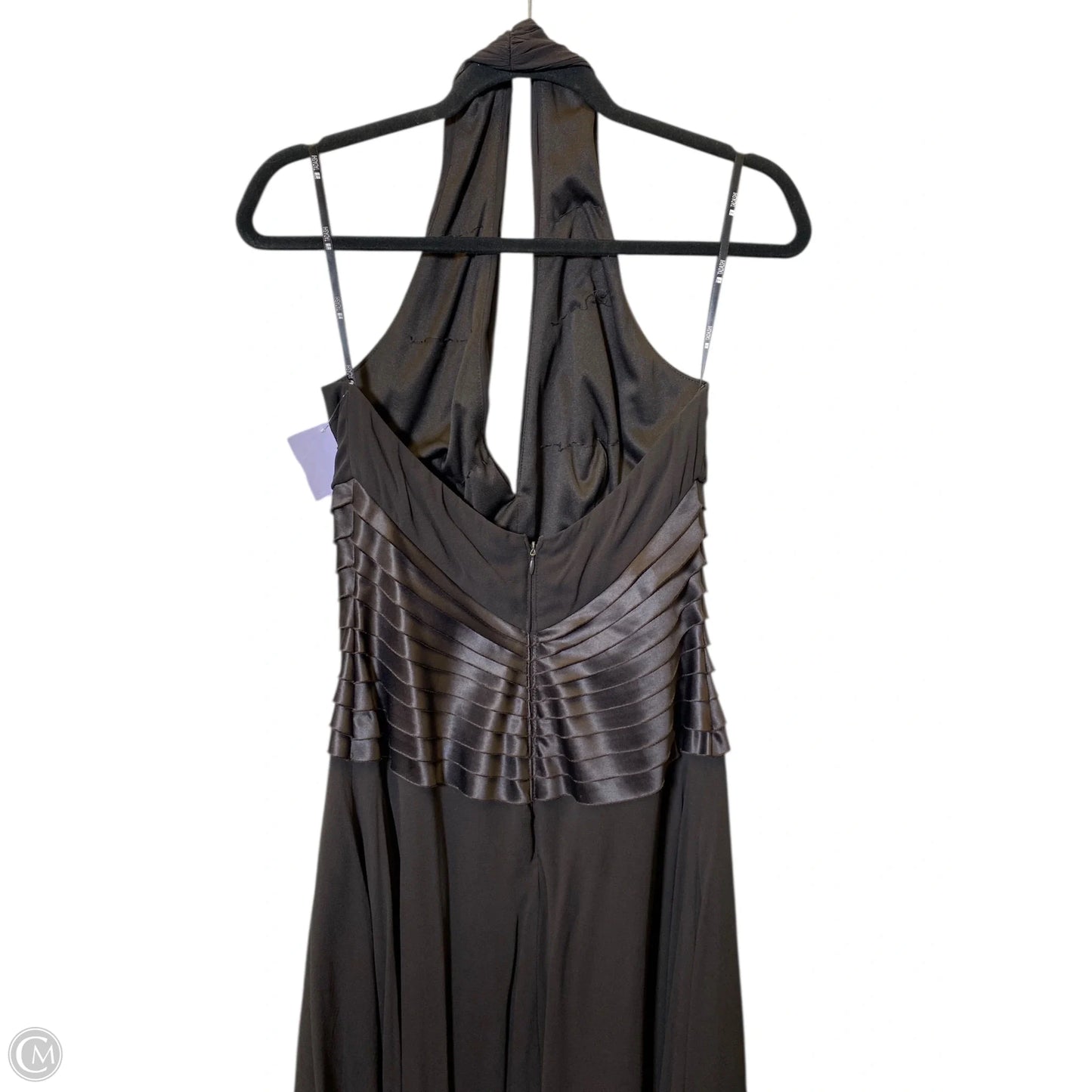 Dress Casual Midi By Clothes Mentor In Brown, Size: L