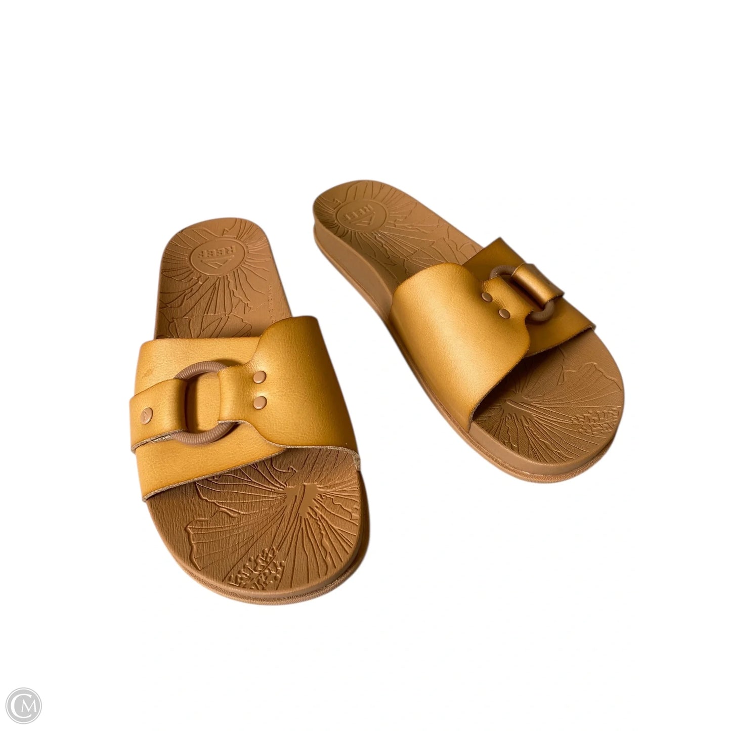 Sandals Flats By Reef In Tan, Size: 9