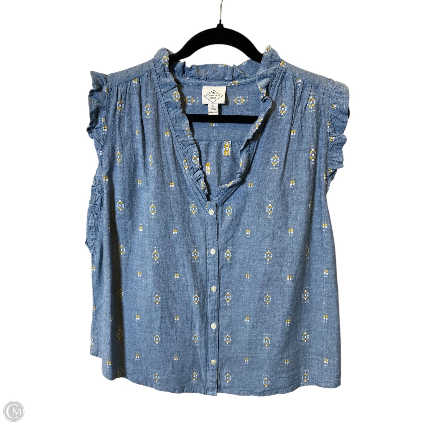 Top Sleeveless By St Johns Bay In Multi-colored, Size: L