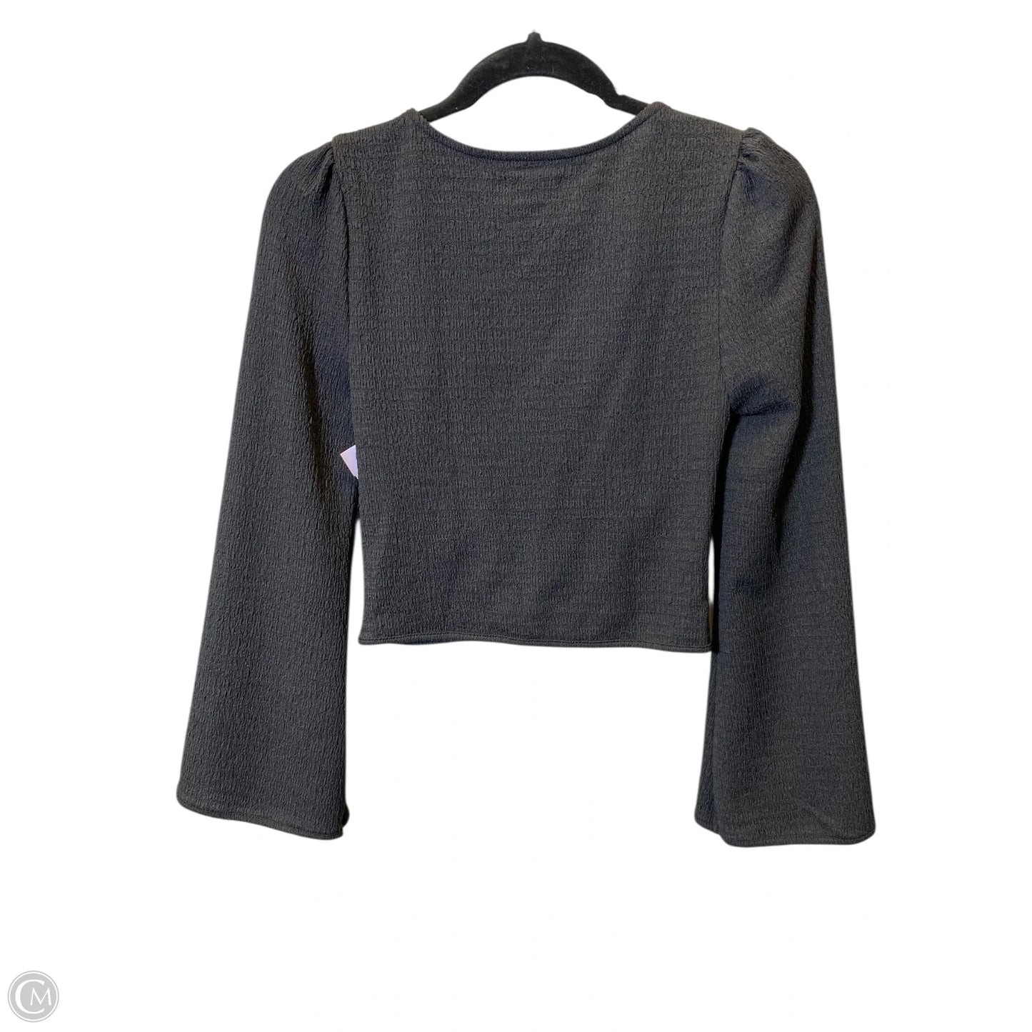 Top Long Sleeve By Versona In Black, Size: Xs