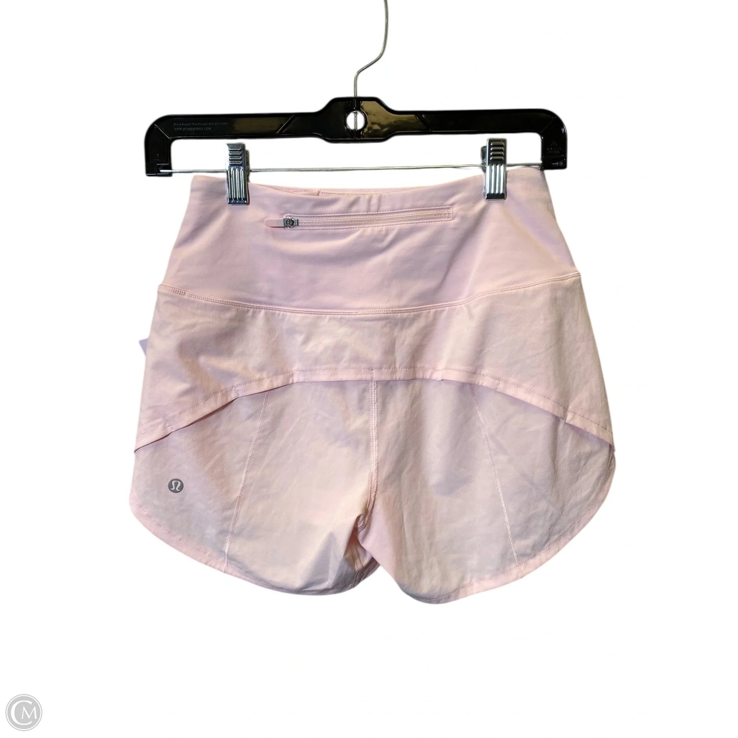 Athletic Shorts By Lululemon In Pink, Size: 2