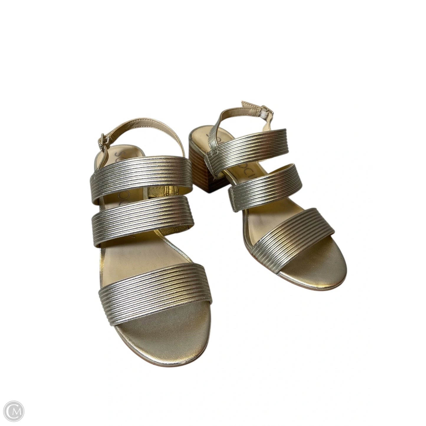Shoes Heels Block By Sole Society In Gold, Size: 6