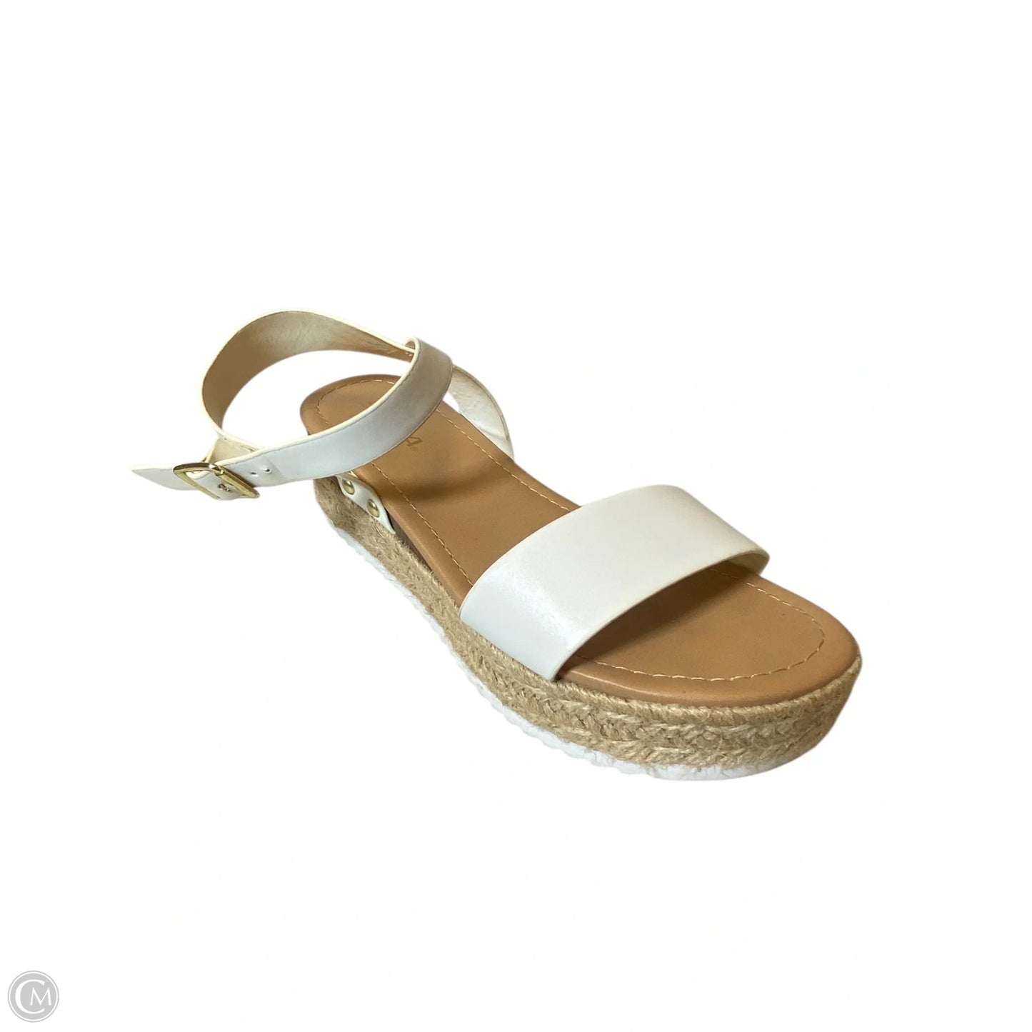 Shoes Heels Platform By Soda In White, Size: 8