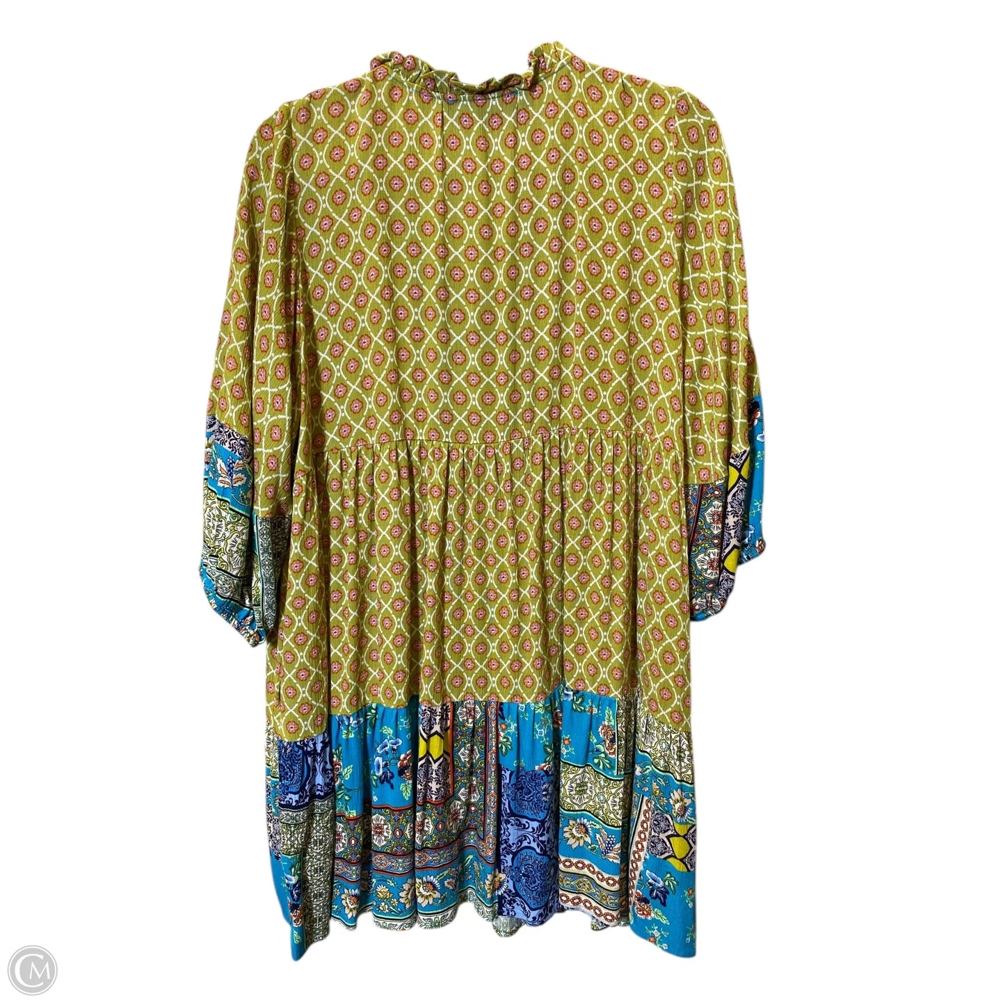 Dress Casual Midi By Ces Femme In Multi-colored, Size: M