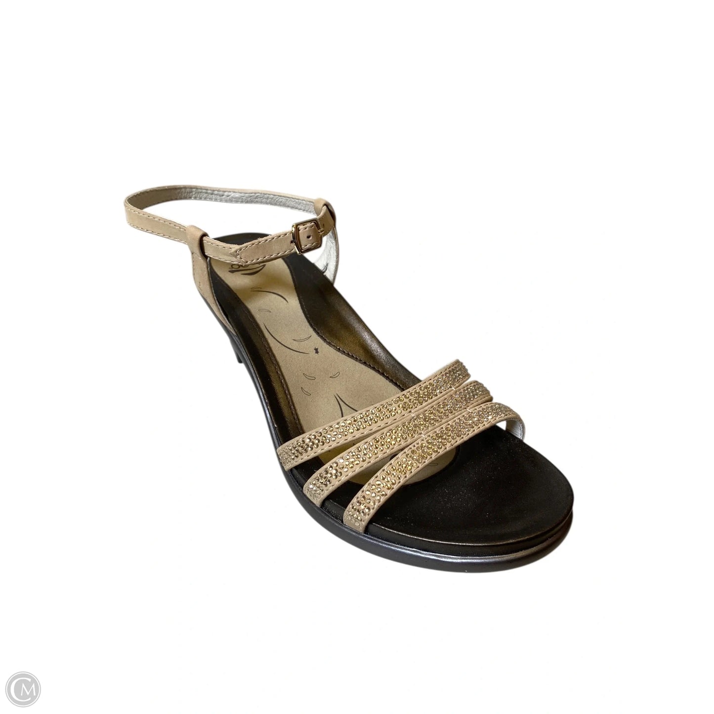 Shoes Heels Block By Abeo In Beige, Size: 8.5