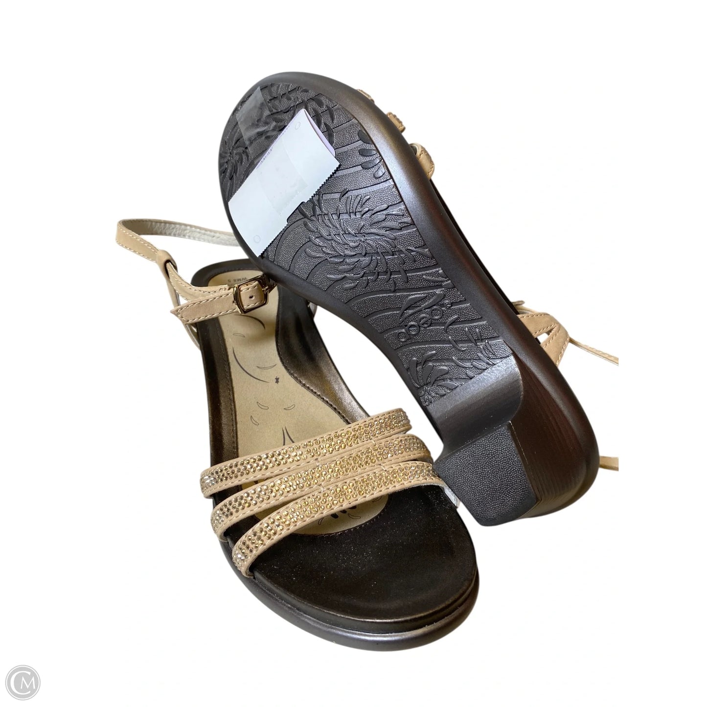 Shoes Heels Block By Abeo In Beige, Size: 8.5
