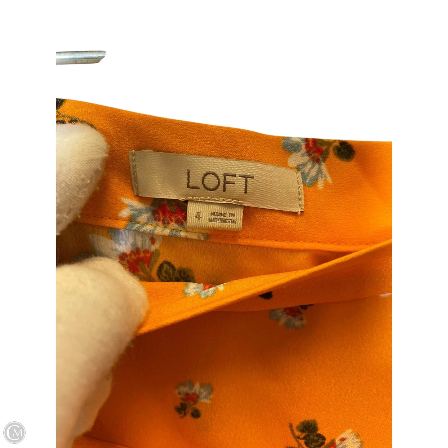 Skirt Midi By Loft In Floral Print, Size: S