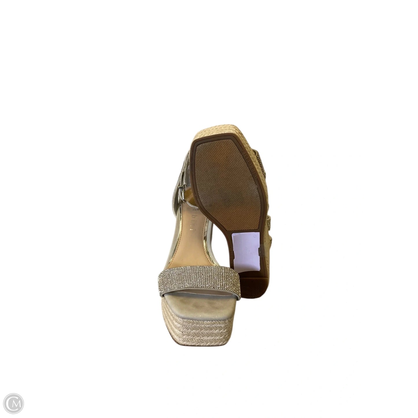 Shoes Heels Wedge By Giani Bernini In Silver, Size: 9.5