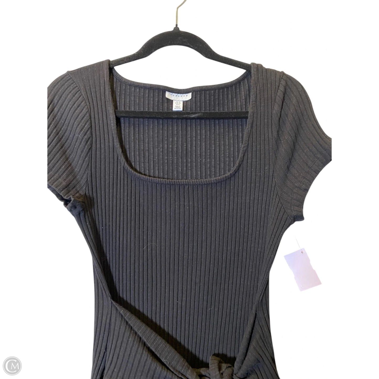 Dress Casual Midi By Top Shop In Black, Size: M