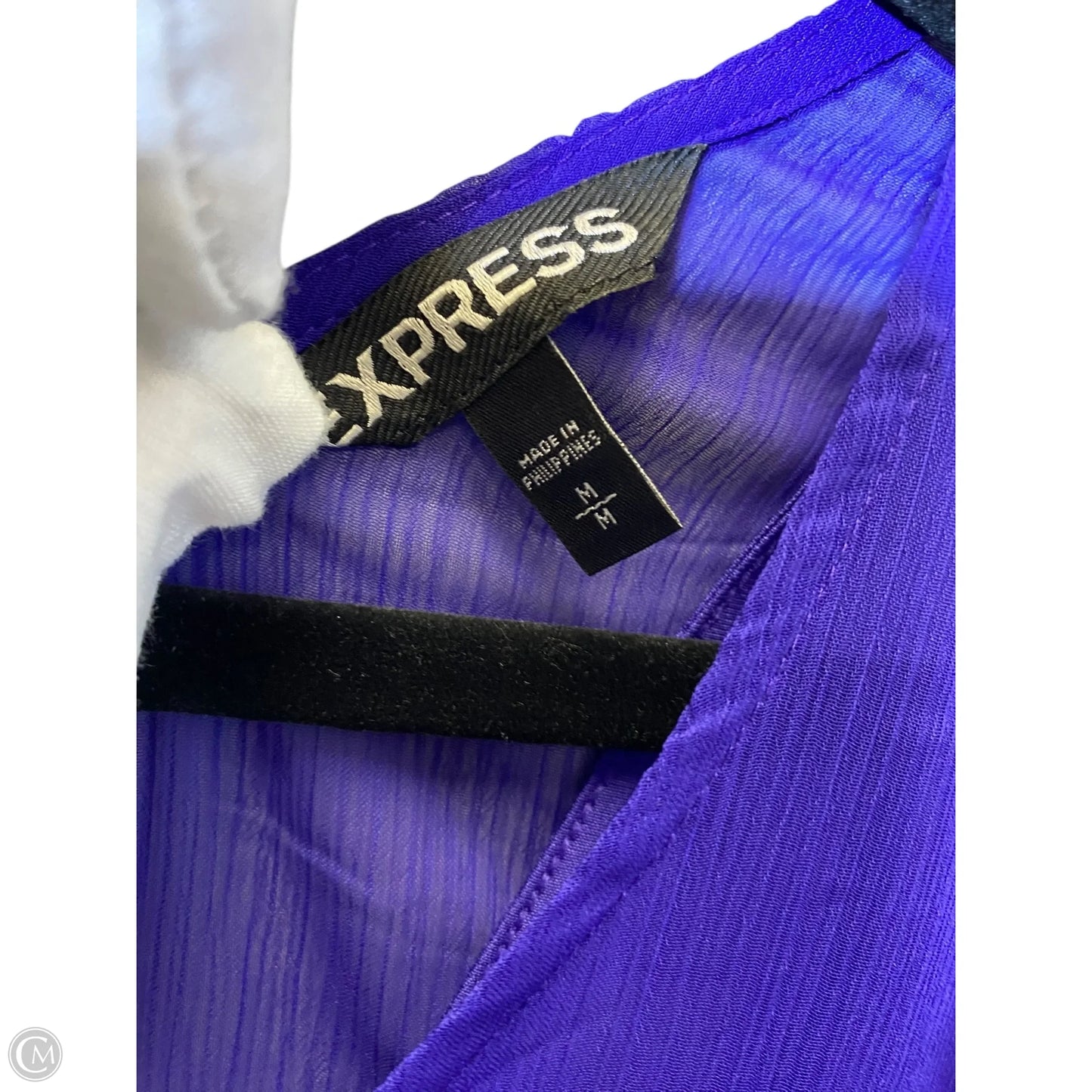 Dress Casual Midi By Express In Purple, Size: M