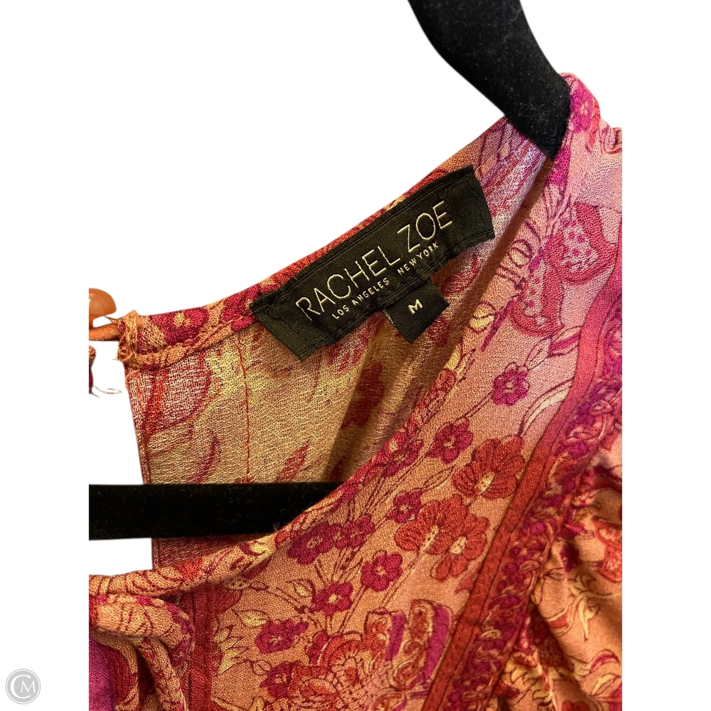 Top 3/4 Sleeve By Rachel Zoe In Floral Print, Size: M