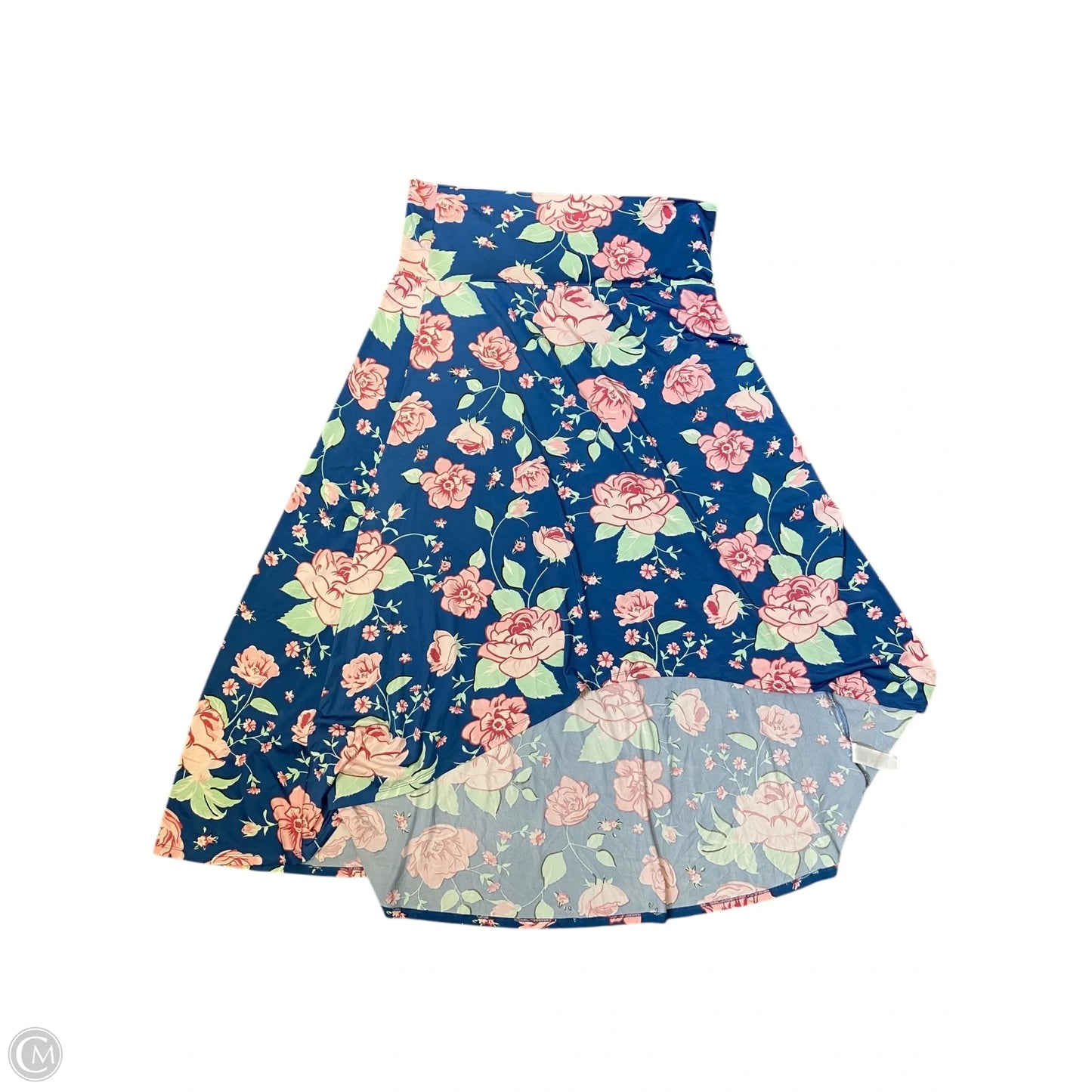 Skirt Maxi By Lularoe In Floral Print, Size: 3x