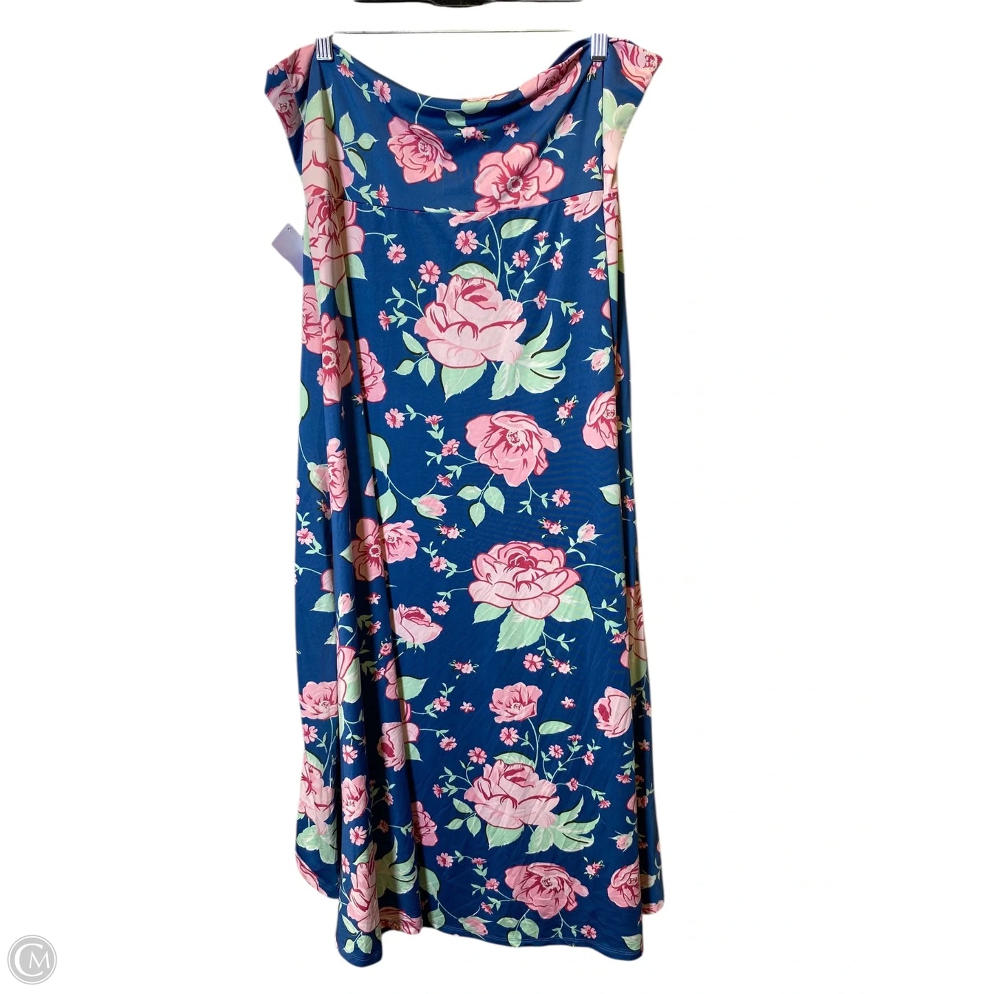 Skirt Maxi By Lularoe In Floral Print, Size: 3x
