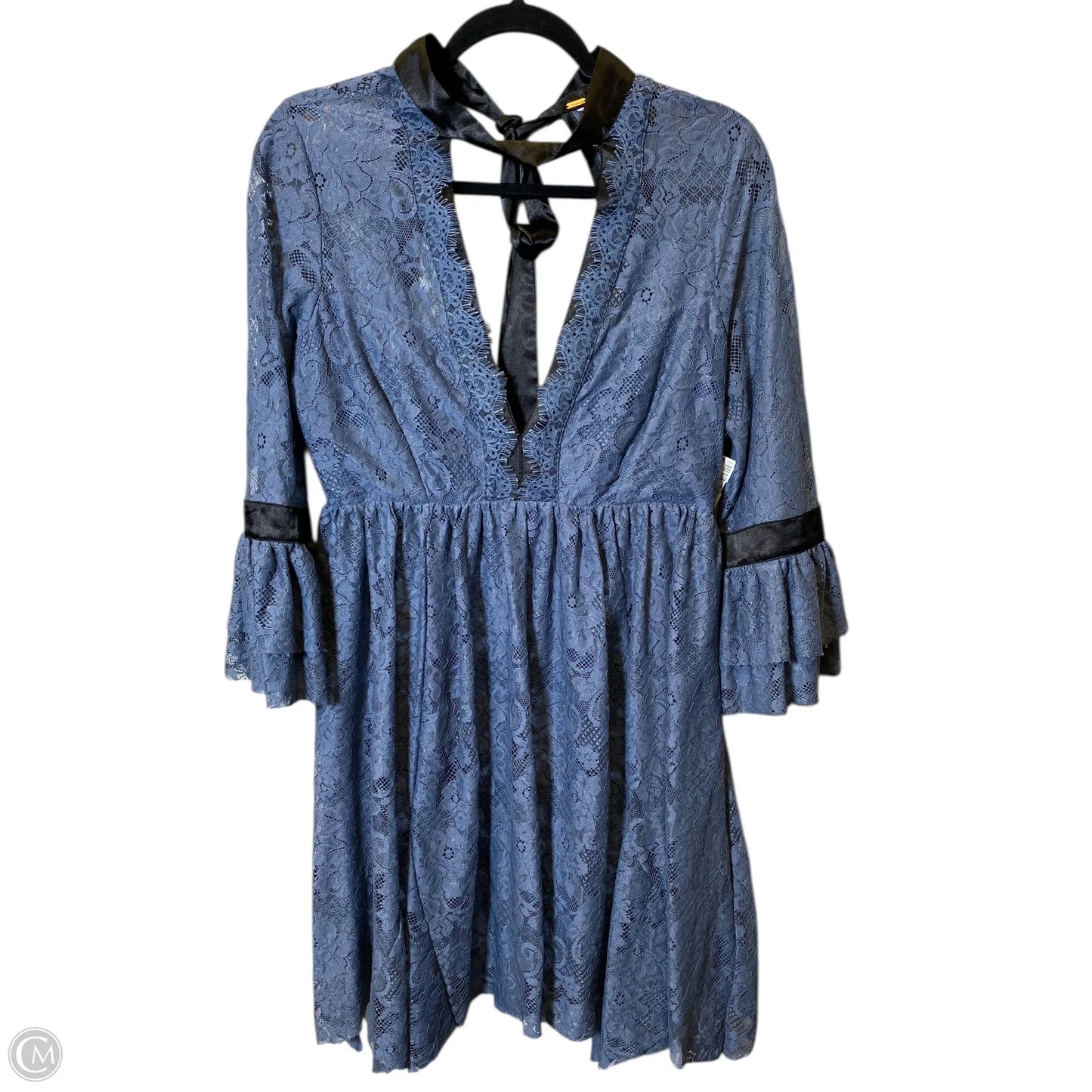 Dress Casual Short By Free People In Black & Blue, Size: M