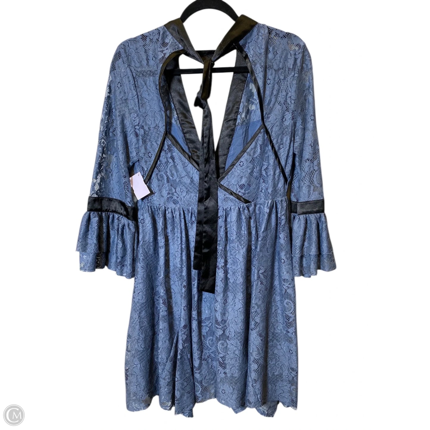 Dress Casual Short By Free People In Black & Blue, Size: M