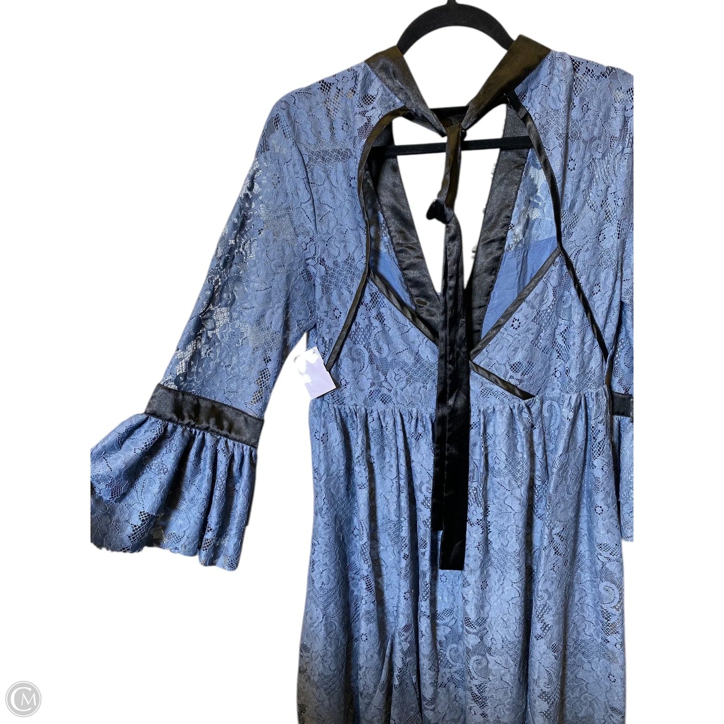 Dress Casual Short By Free People In Black & Blue, Size: M