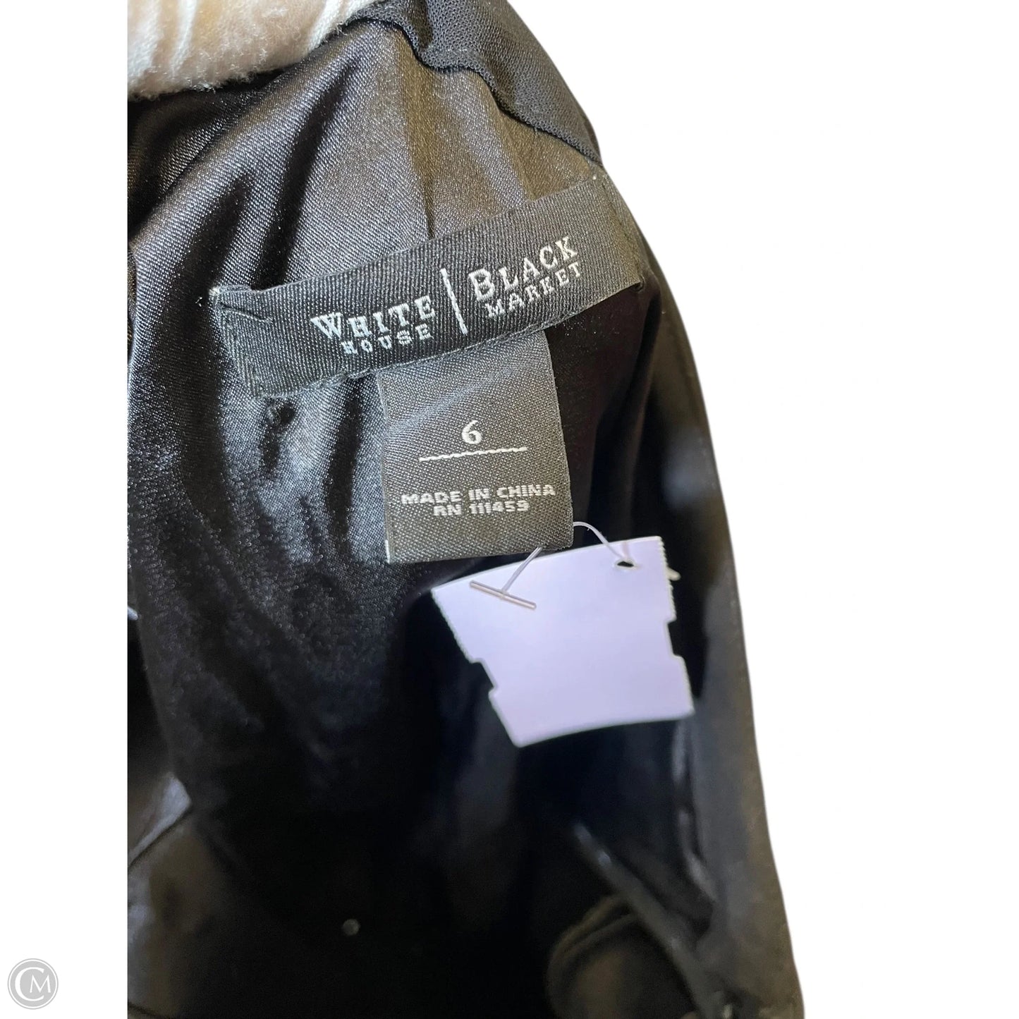 Dress Party Midi By White House Black Market In Black, Size: S