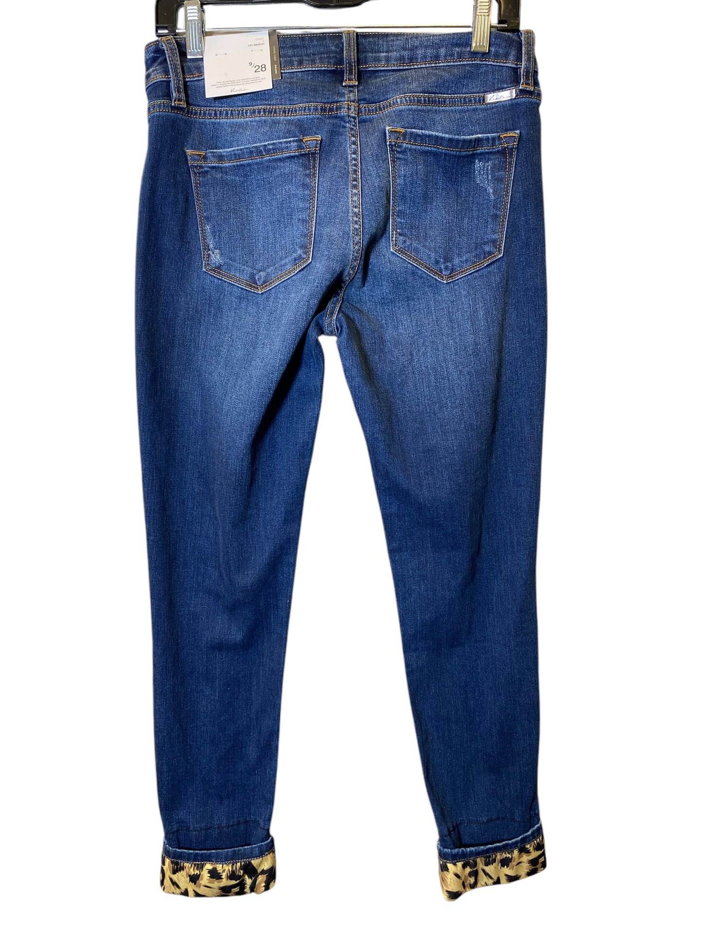 Jeans Skinny By Kancan In Blue Denim, Size: 28
