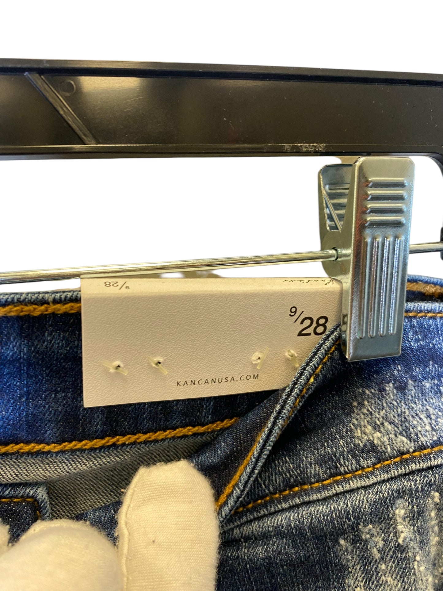 Jeans Skinny By Kancan In Blue Denim, Size: 28