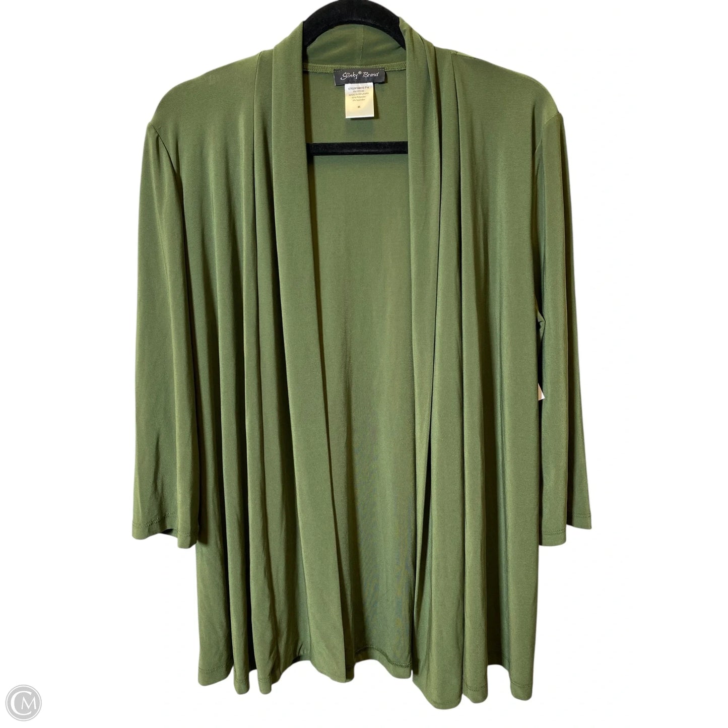 Cardigan By Clothes Mentor In Green, Size: M