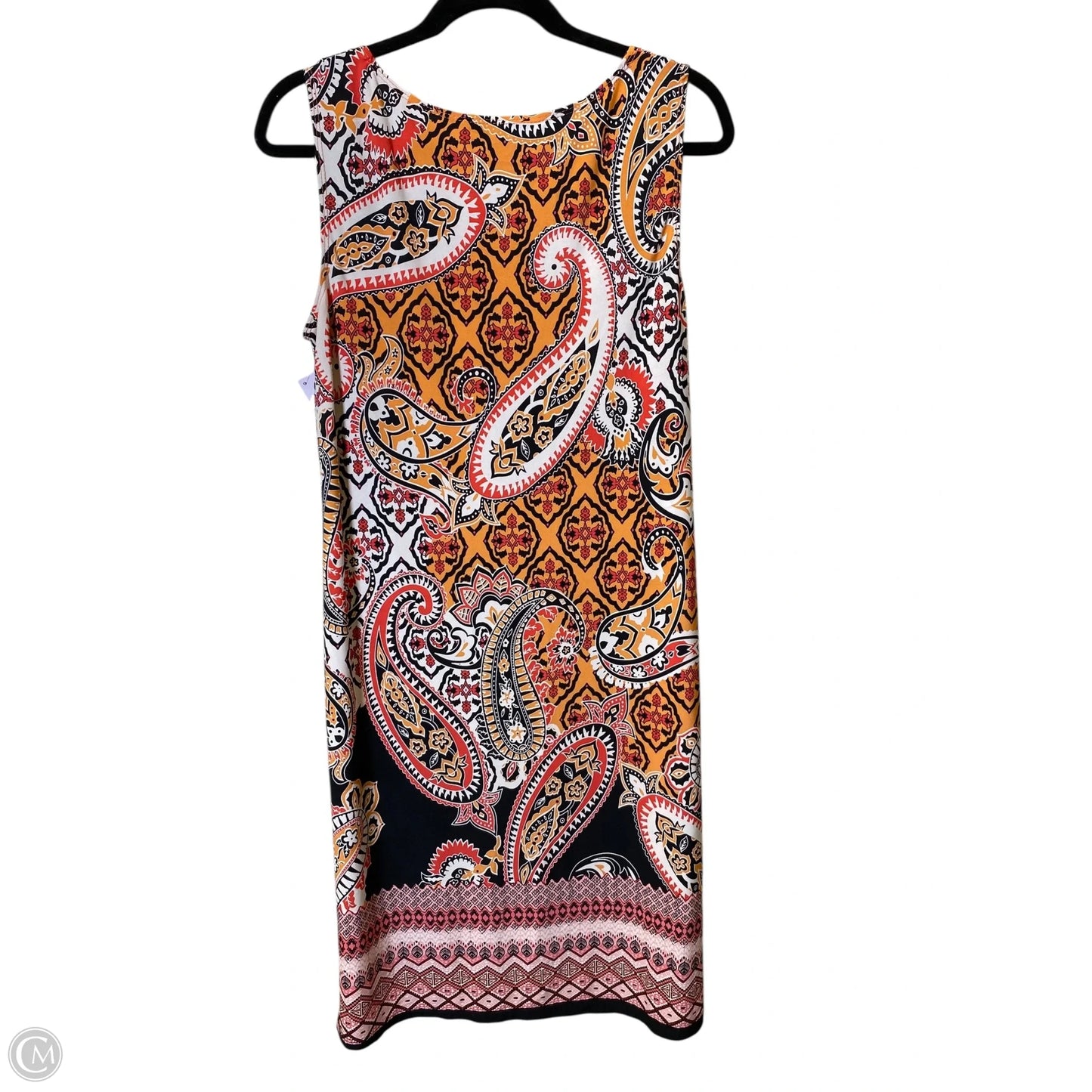 Dress Casual Midi By Clothes Mentor In Multi-colored, Size: Xl