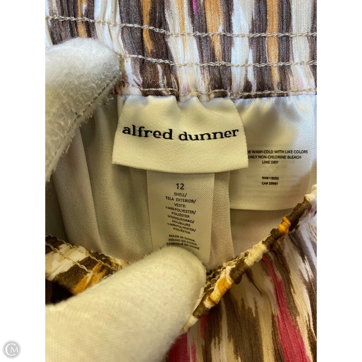 Skirt Maxi By Alfred Dunner In Multi-colored, Size: L