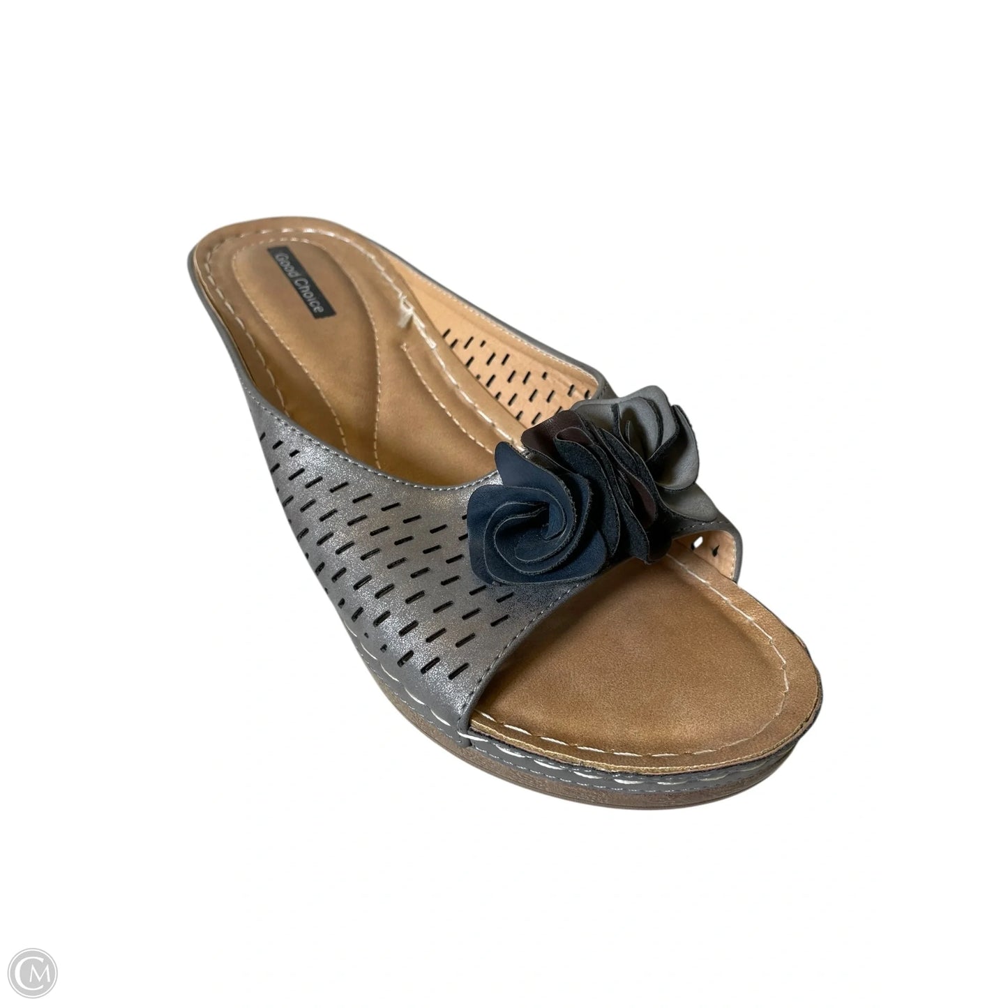 Sandals Heels Wedge By Clothes Mentor In Beige, Size: 11