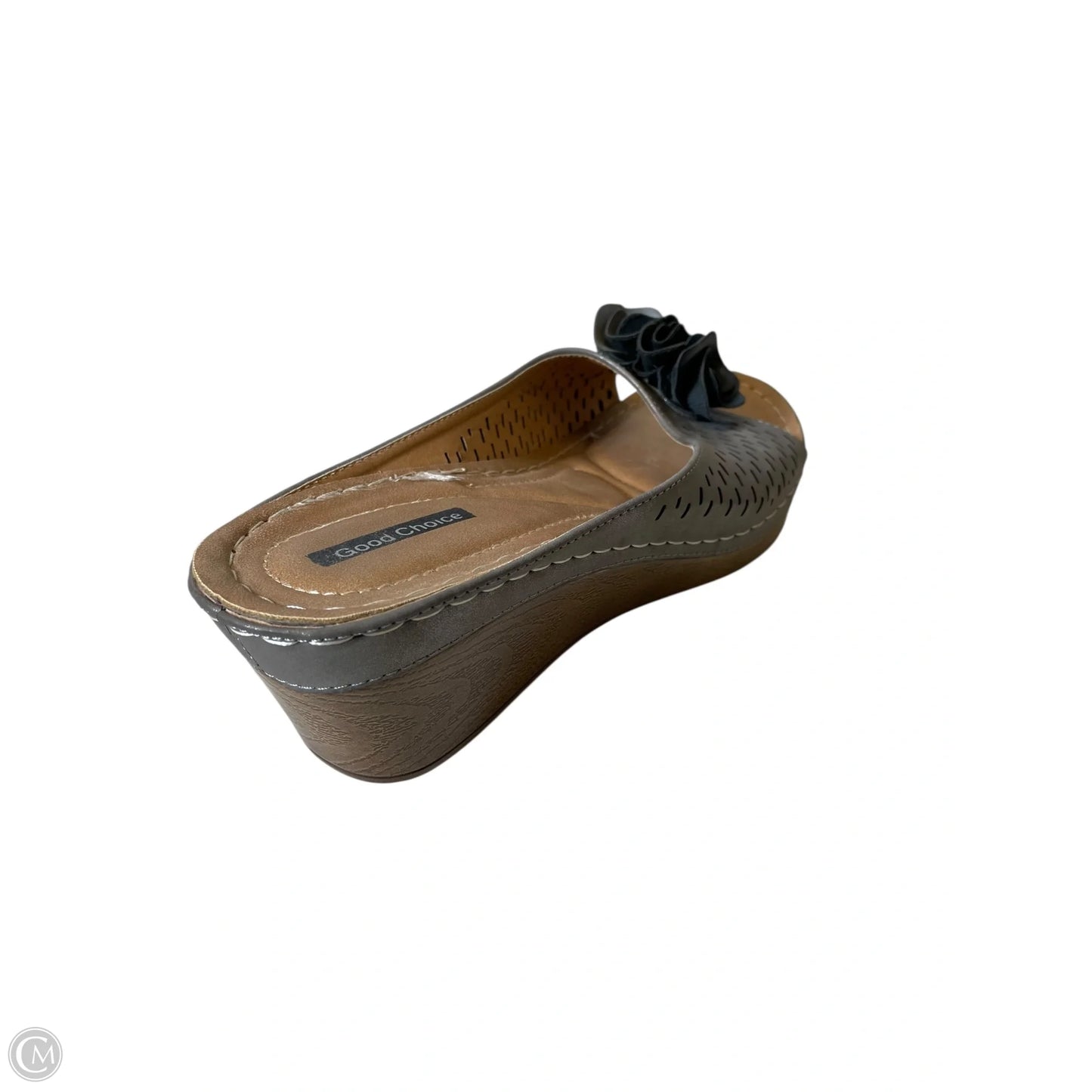 Sandals Heels Wedge By Clothes Mentor In Beige, Size: 11
