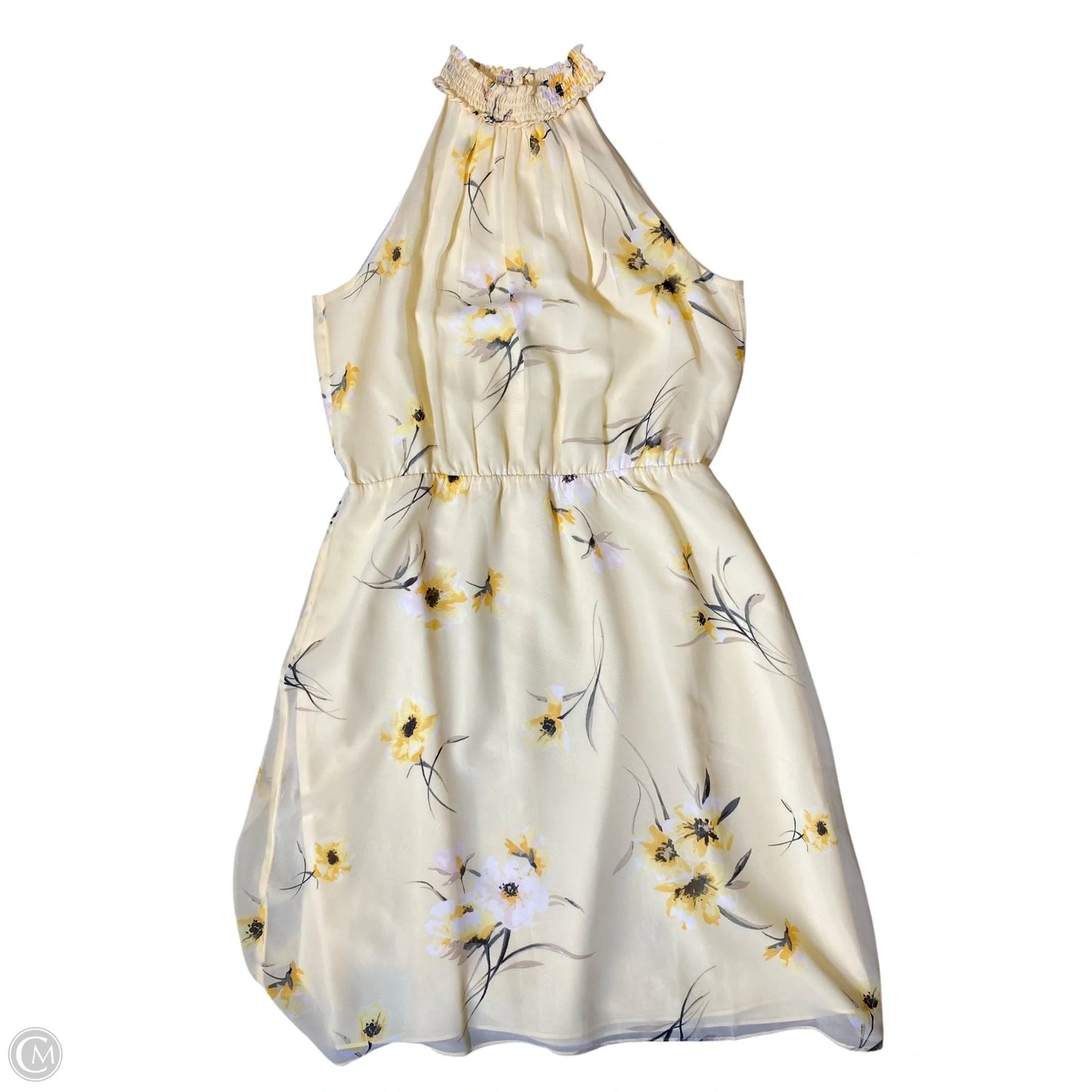 Dress Casual Midi By Clothes Mentor In Yellow, Size: M